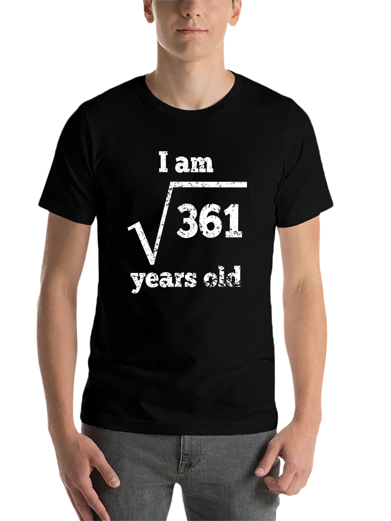 Black I Am Root 361 Years Old T-Shirt view 7