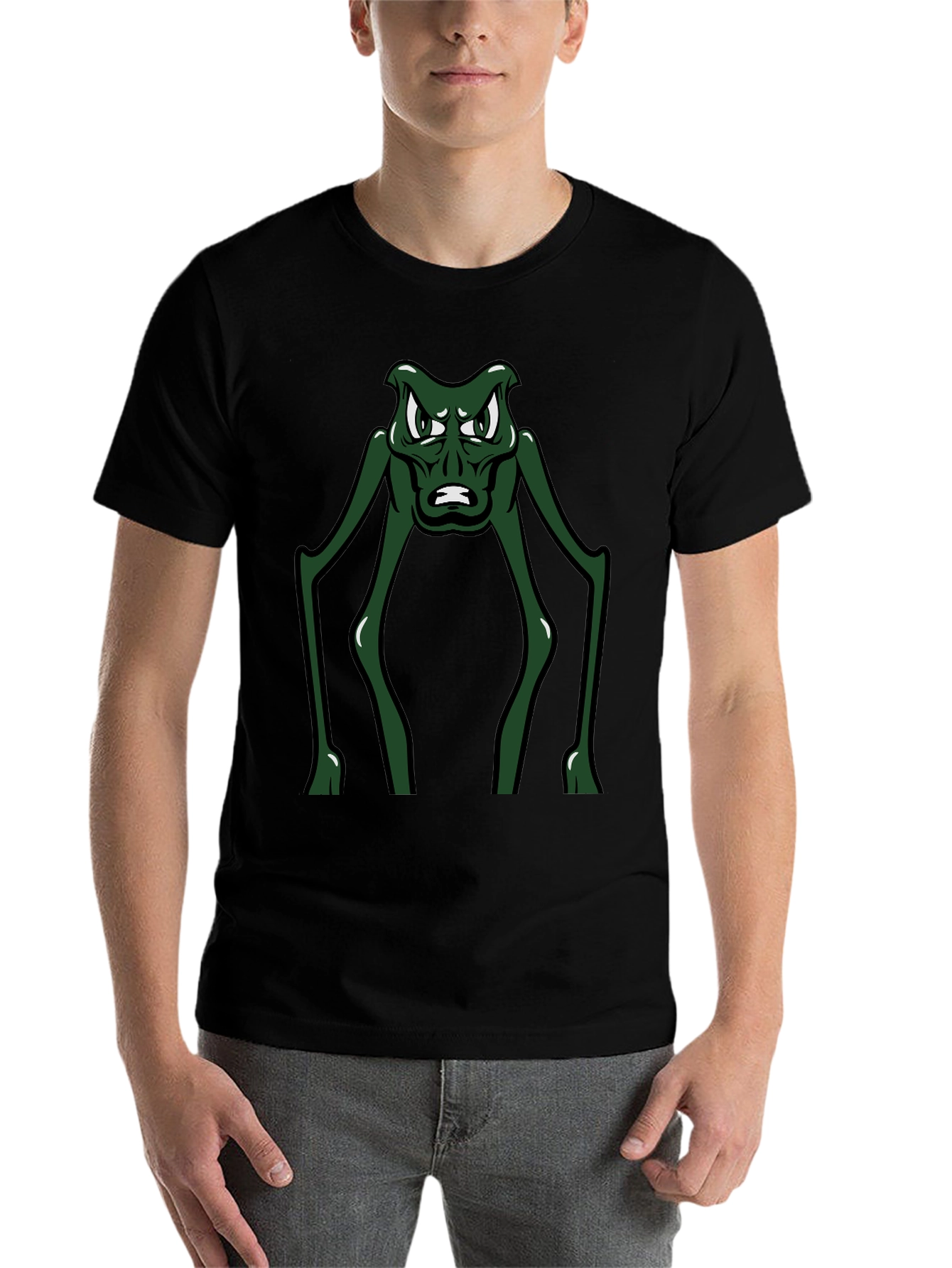 Black Monster Graphic Tee - Black T-Shirt view 7