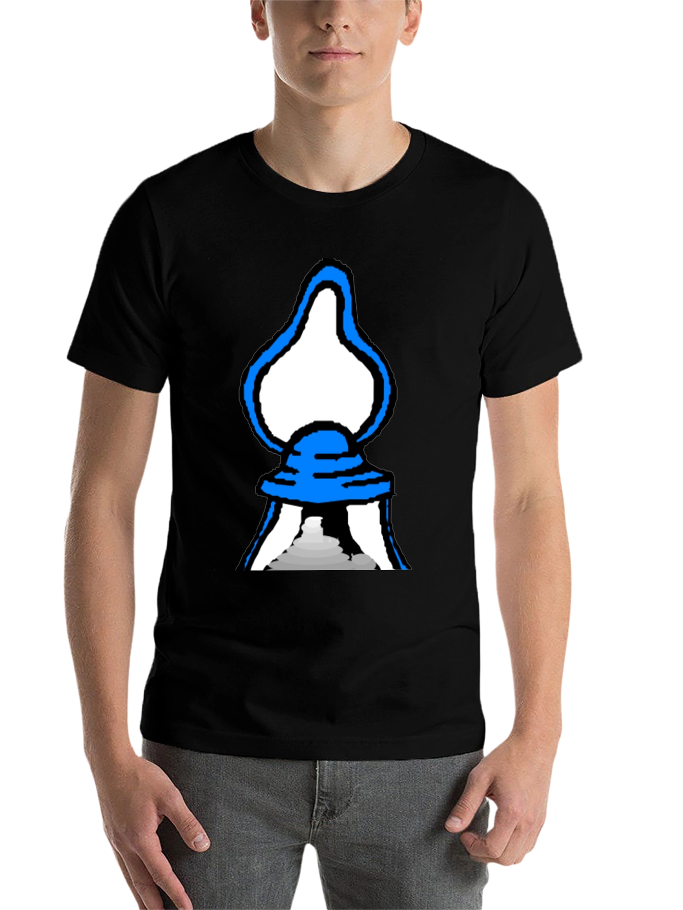 Black Funky Graphic Tee - Lancer Inspired Design view 7