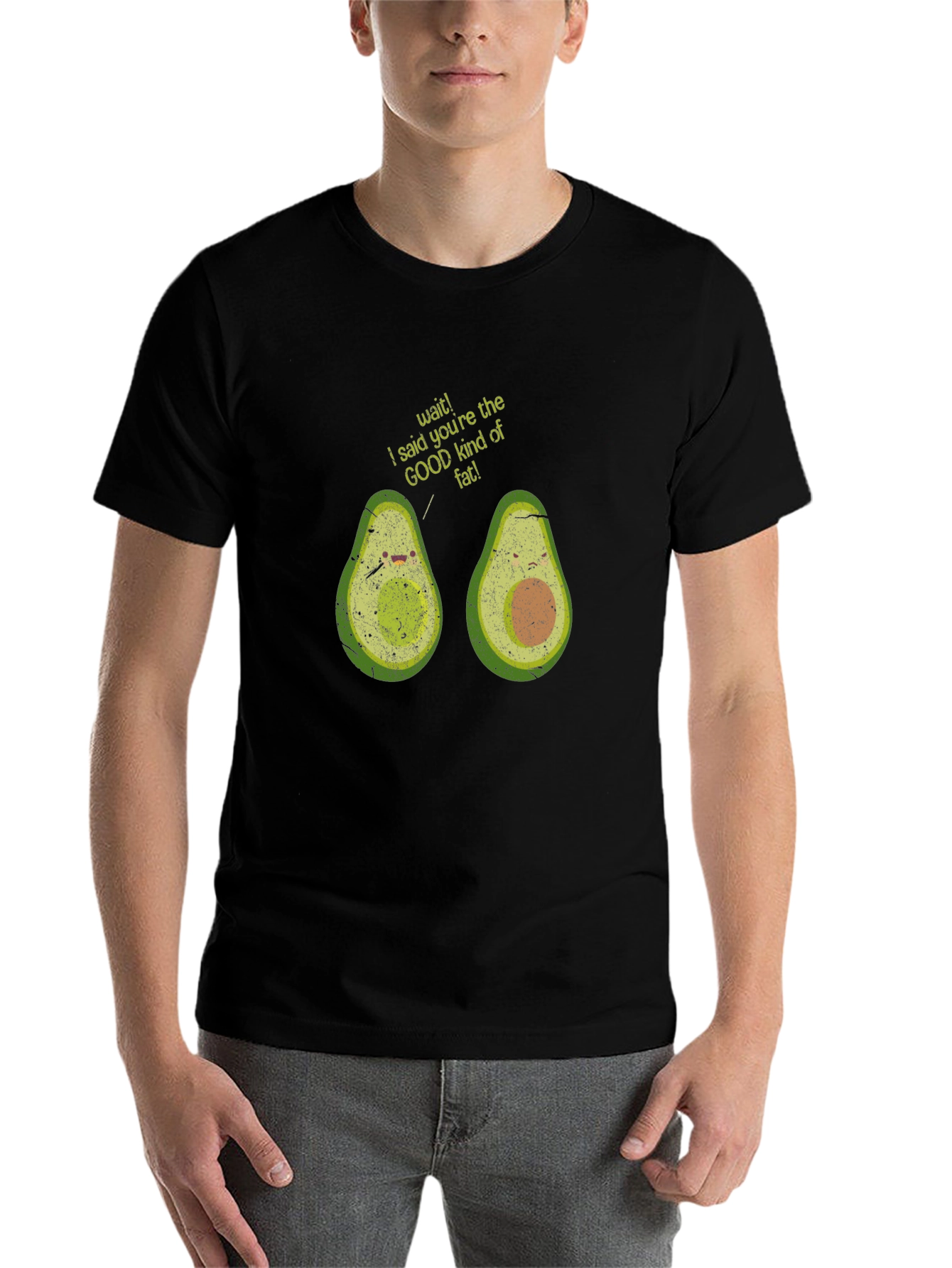 Black Avocado Good Fat Graphic T-Shirt view 7