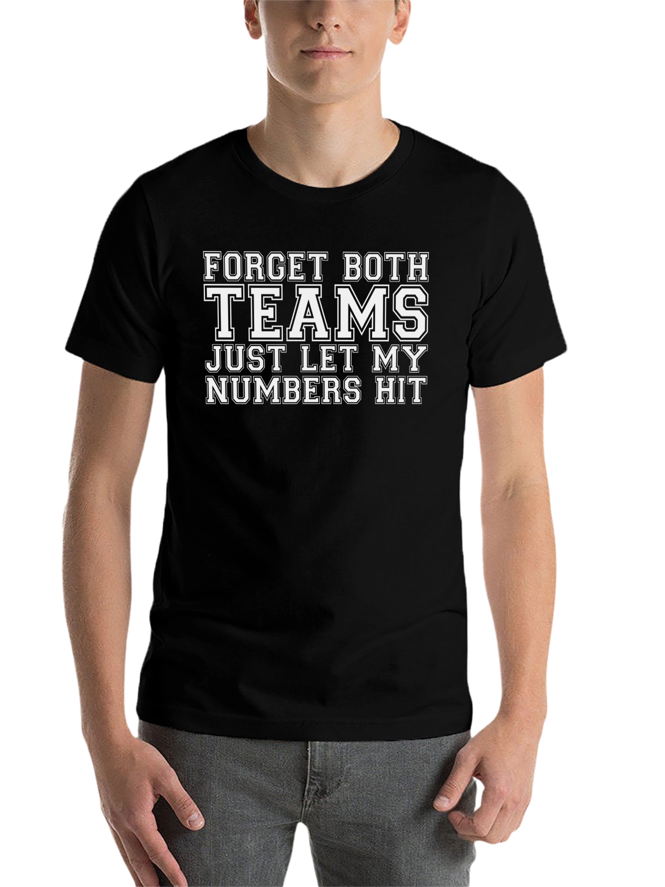 Black Forget Both Teams T-Shirt view 7