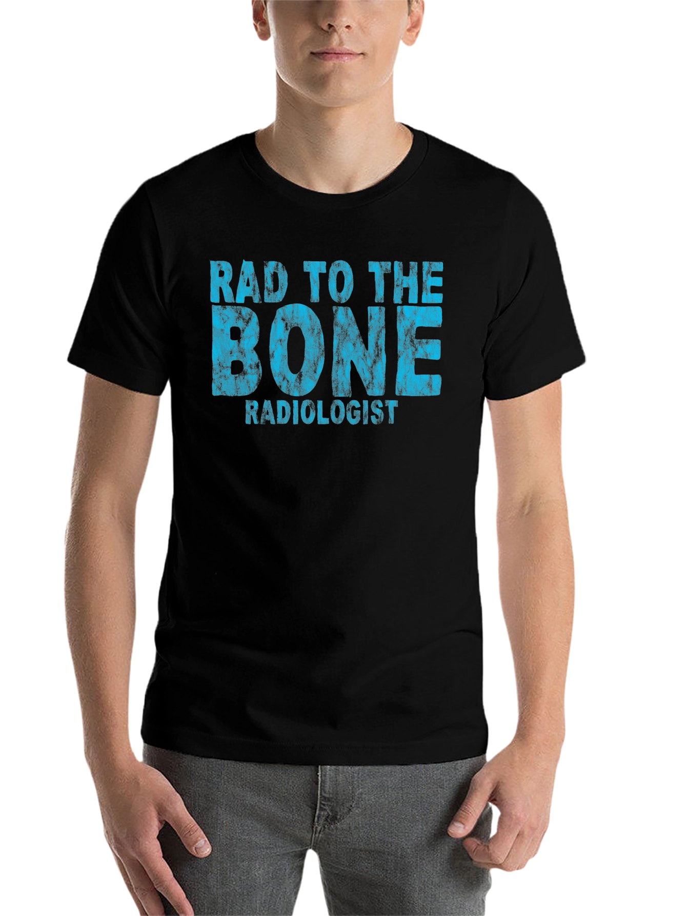 Black Rad to the Bone Radiologist T-Shirt view 7