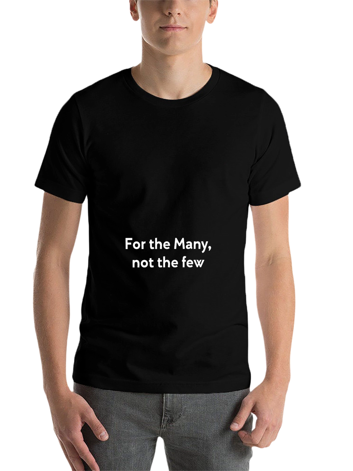 Black For the Many Tee - Classic Black view 7