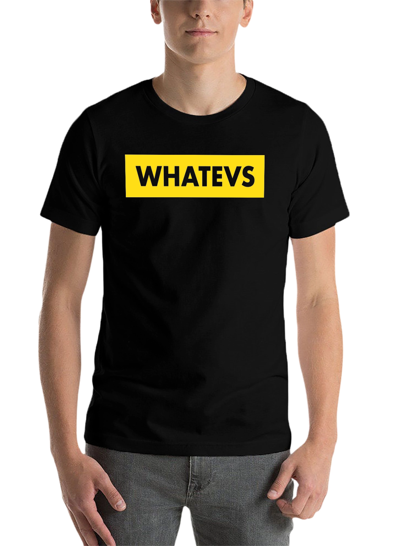 Black Whatever T-Shirt - Casual Wear view 7