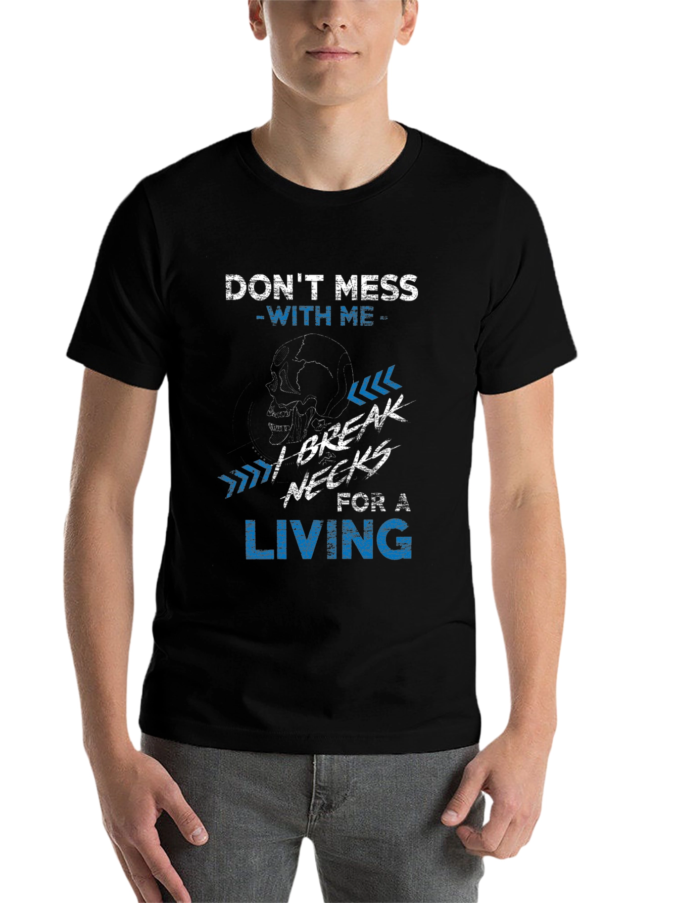 Black Don't Mess With Me T-Shirt view 7