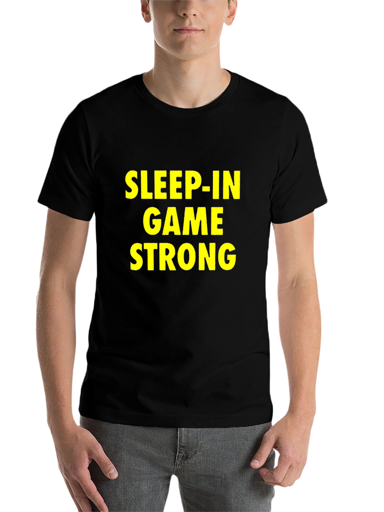 Sleep-In Game Strong Black T-Shirt - 7