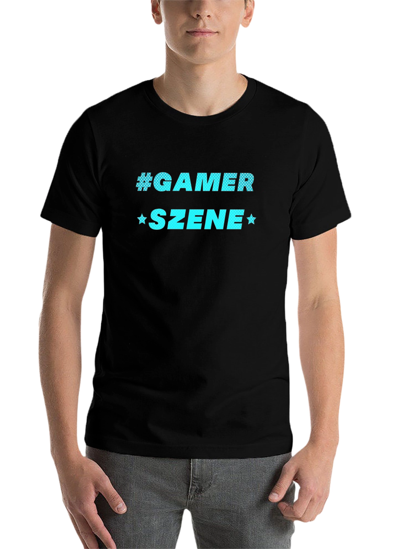 Black Gamer Szene Black T-Shirt view 7