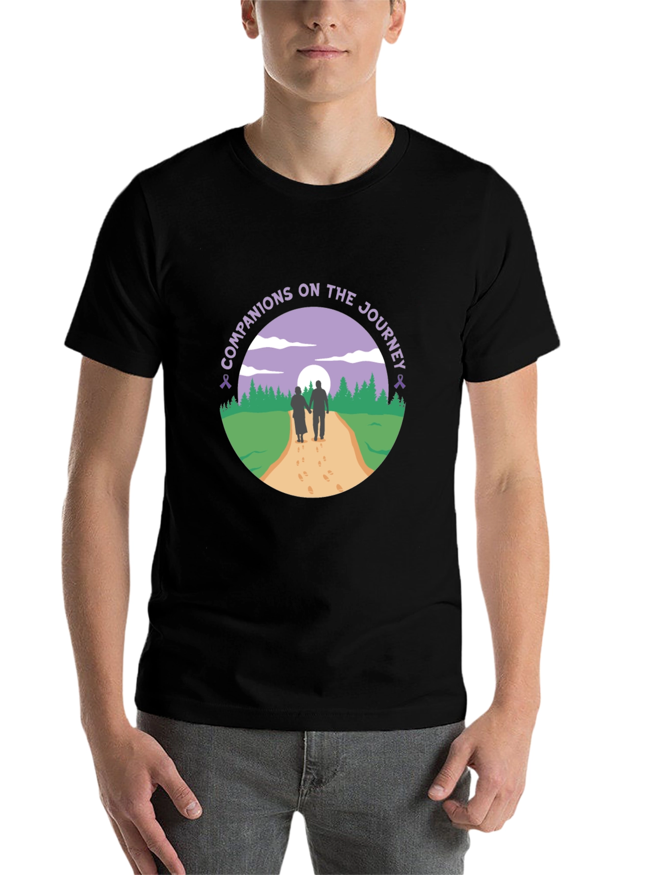 Black Companions on the Journey Graphic T-Shirt view 7
