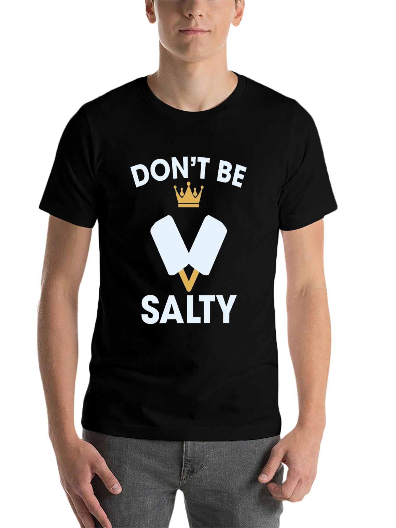 Black Don't Be Salty T-Shirt, Funny Popsicle Tee view 7