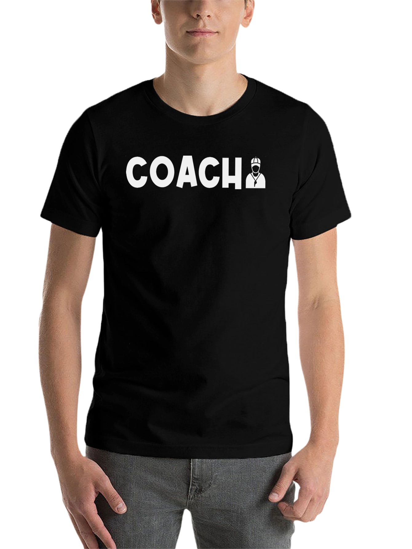 Black Coach Graphic T-Shirt - Soft Cotton Tee view 7