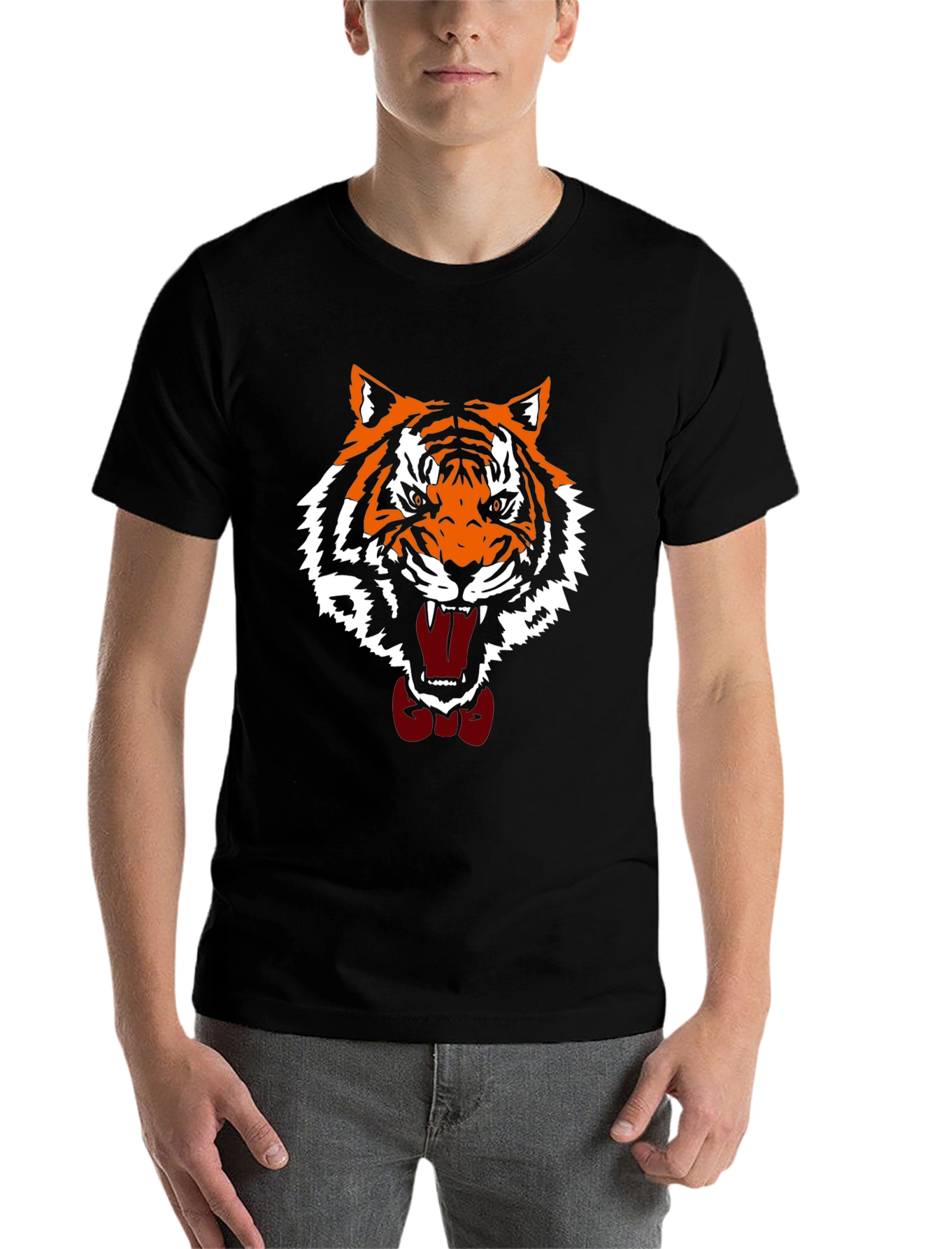 Black Tiger Graphic Tee - Fierce Style! view 7