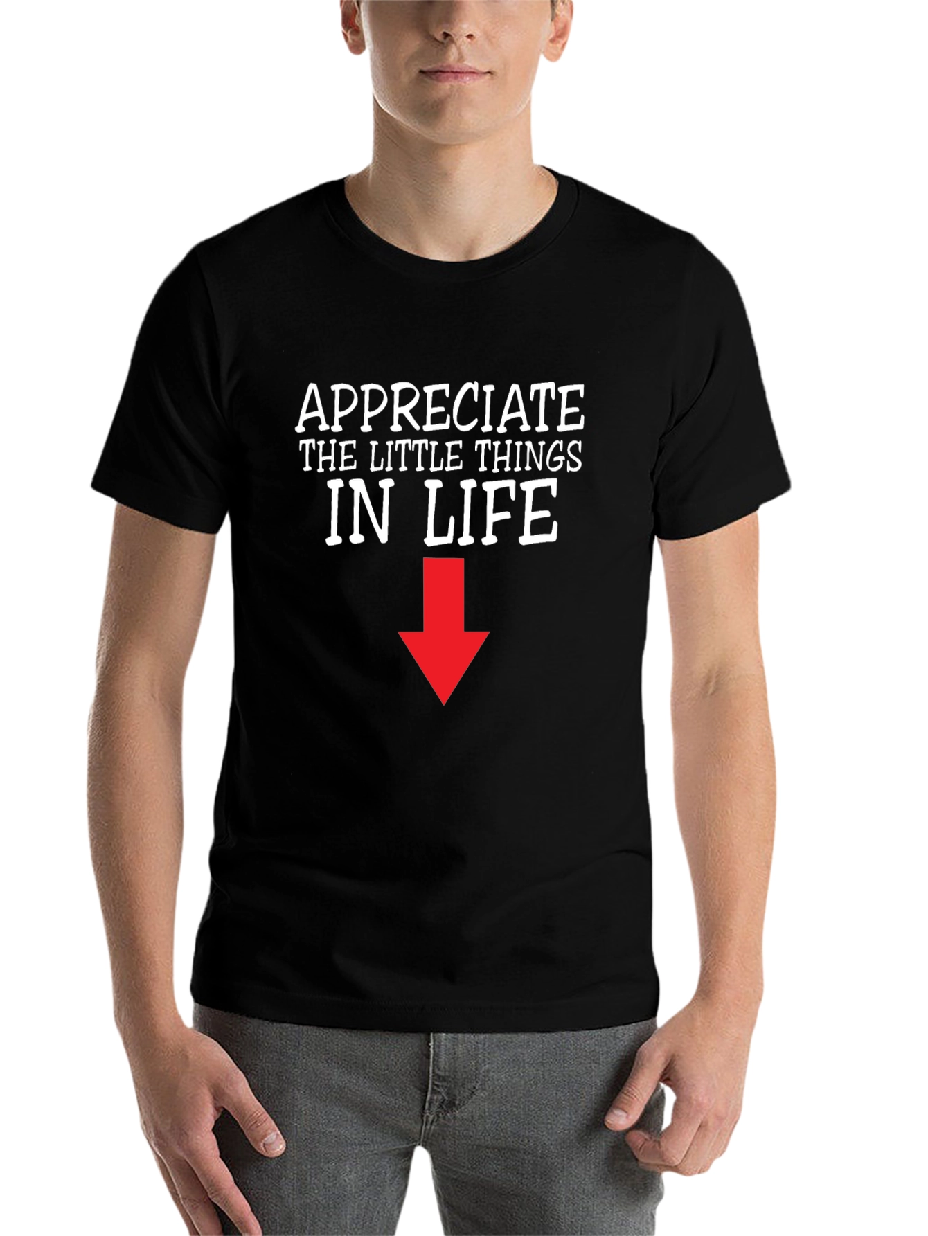 Black Appreciate the Little Things in Life T-Shirt view 7