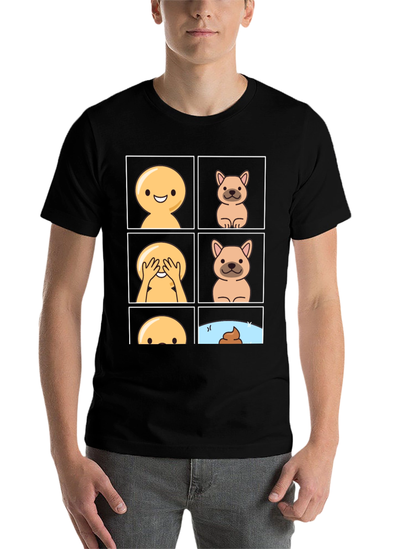 Black Peek-a-Poo T-Shirt view 7