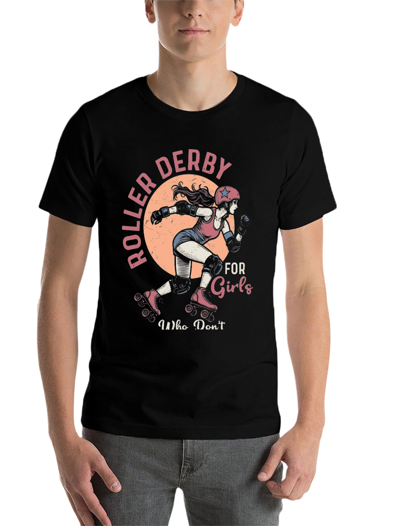 Black Roller Derby Girls Graphic Tee - Skate in Style! view 7