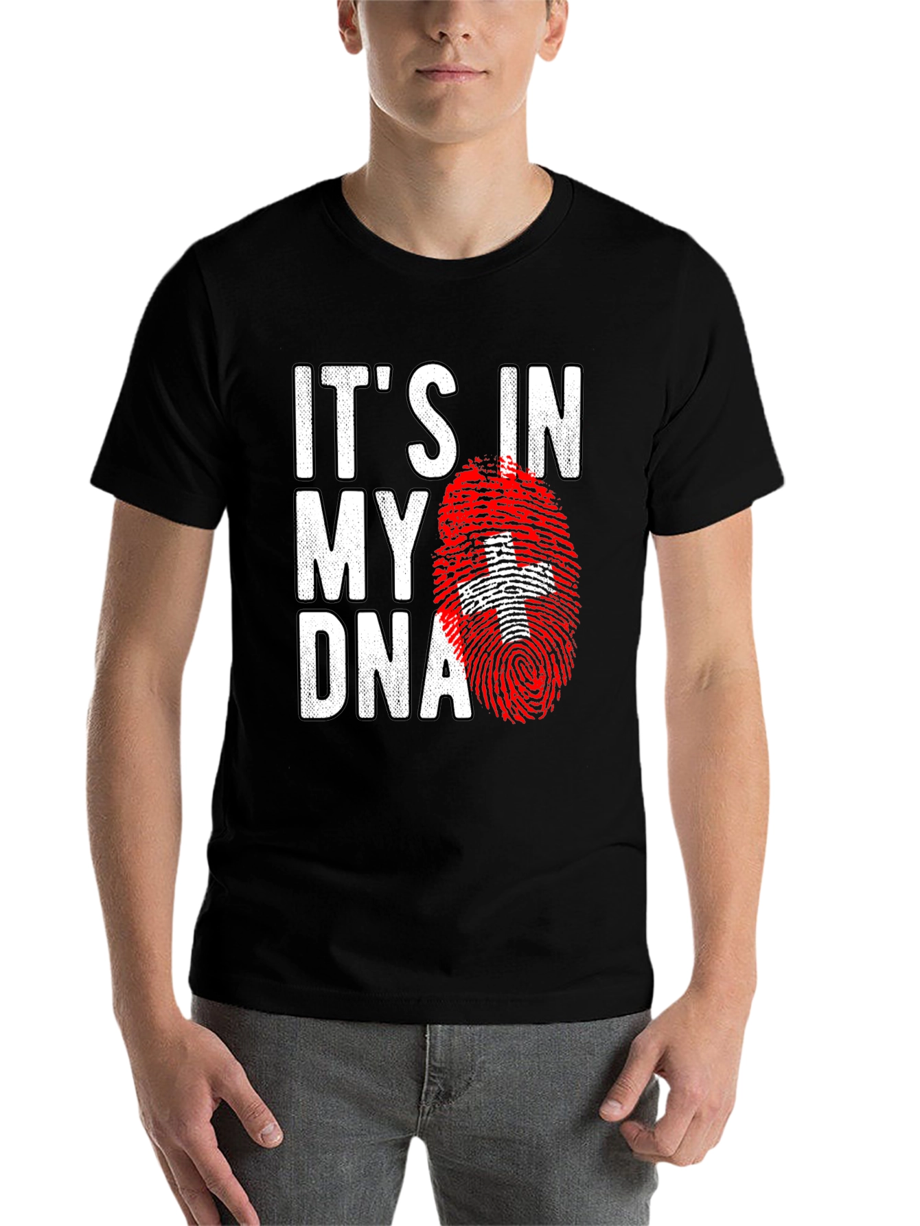 Black It's in My DNA Graphic T-Shirt view 7