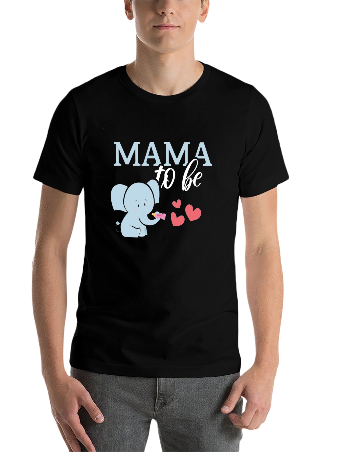 Mama To Be Elephant Graphic Tee - 7