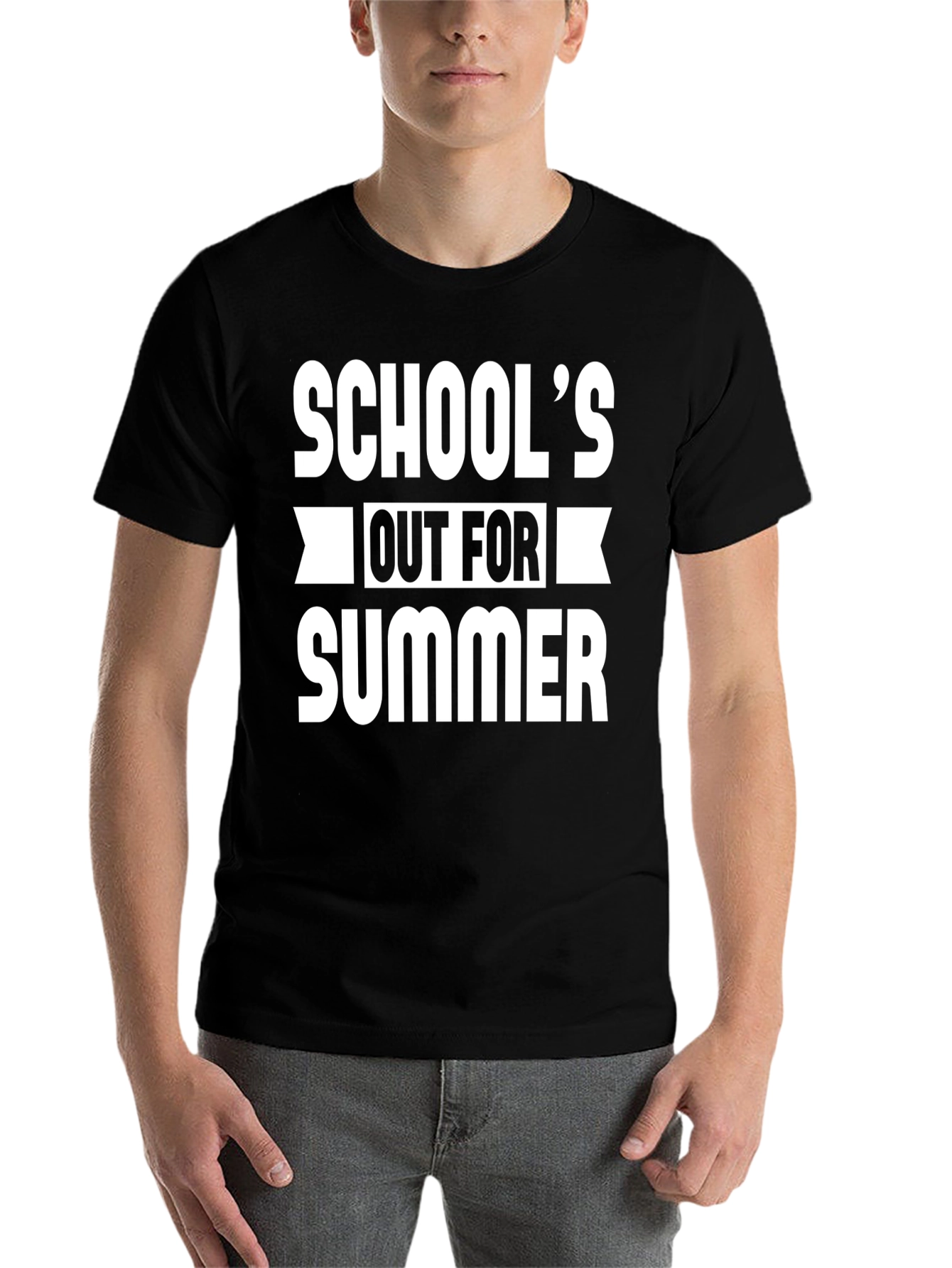 Black School's Out For Summer T-Shirt view 7