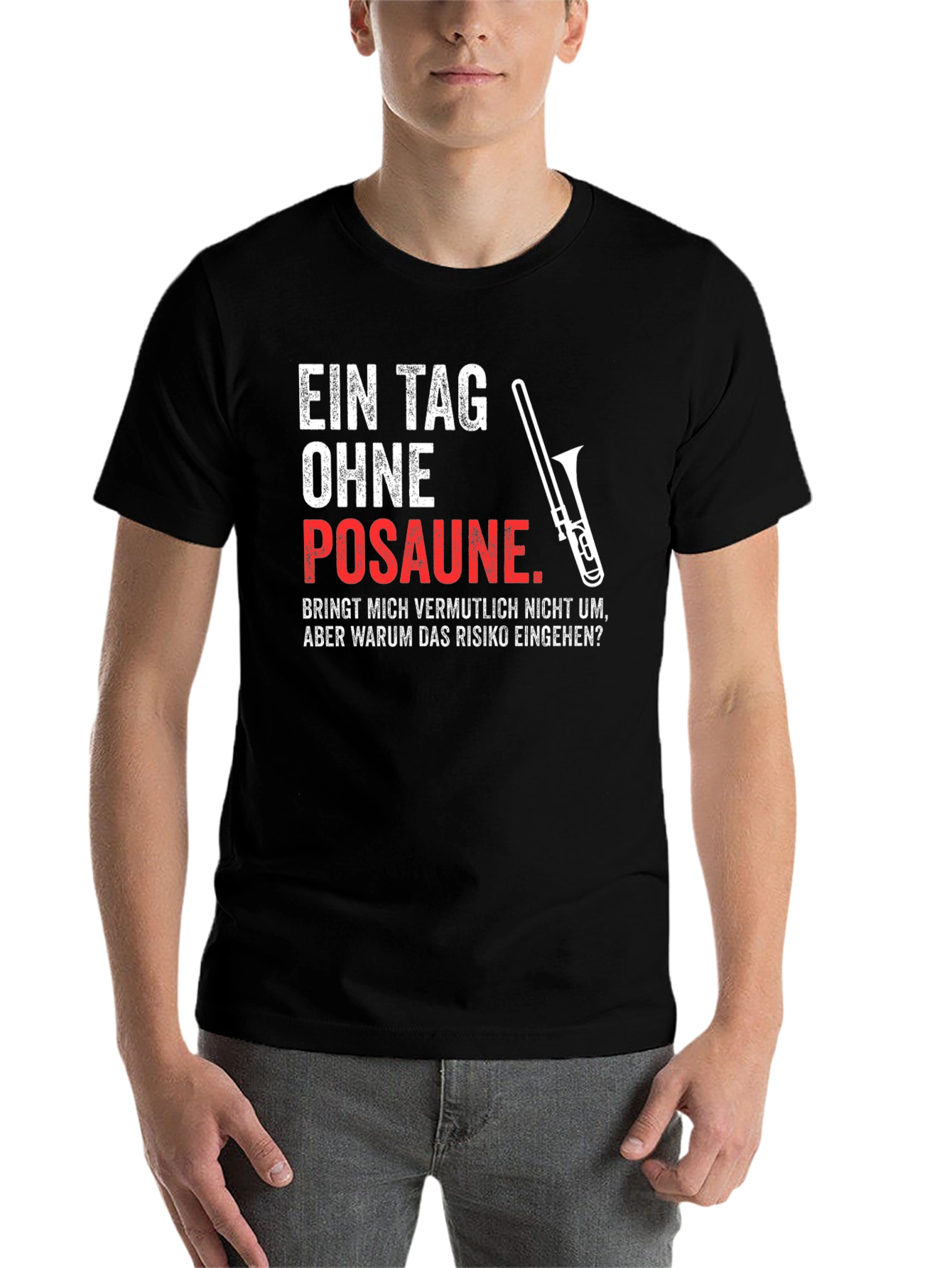 Black Ein Tag Ohne Posaune Black T-Shirt view 7