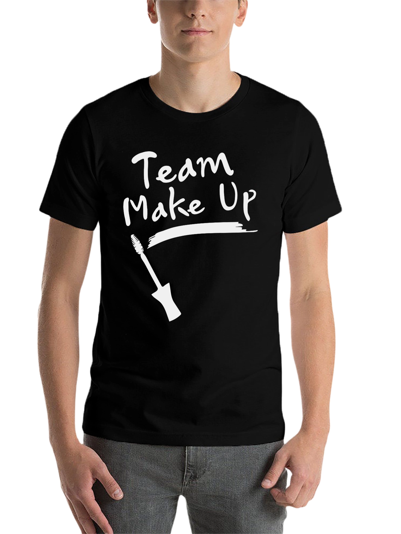 Black Team Make Up T-Shirt view 7