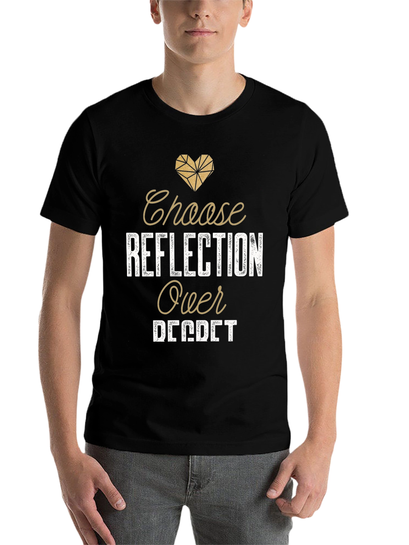 Black Choose Reflection T-Shirt view 7