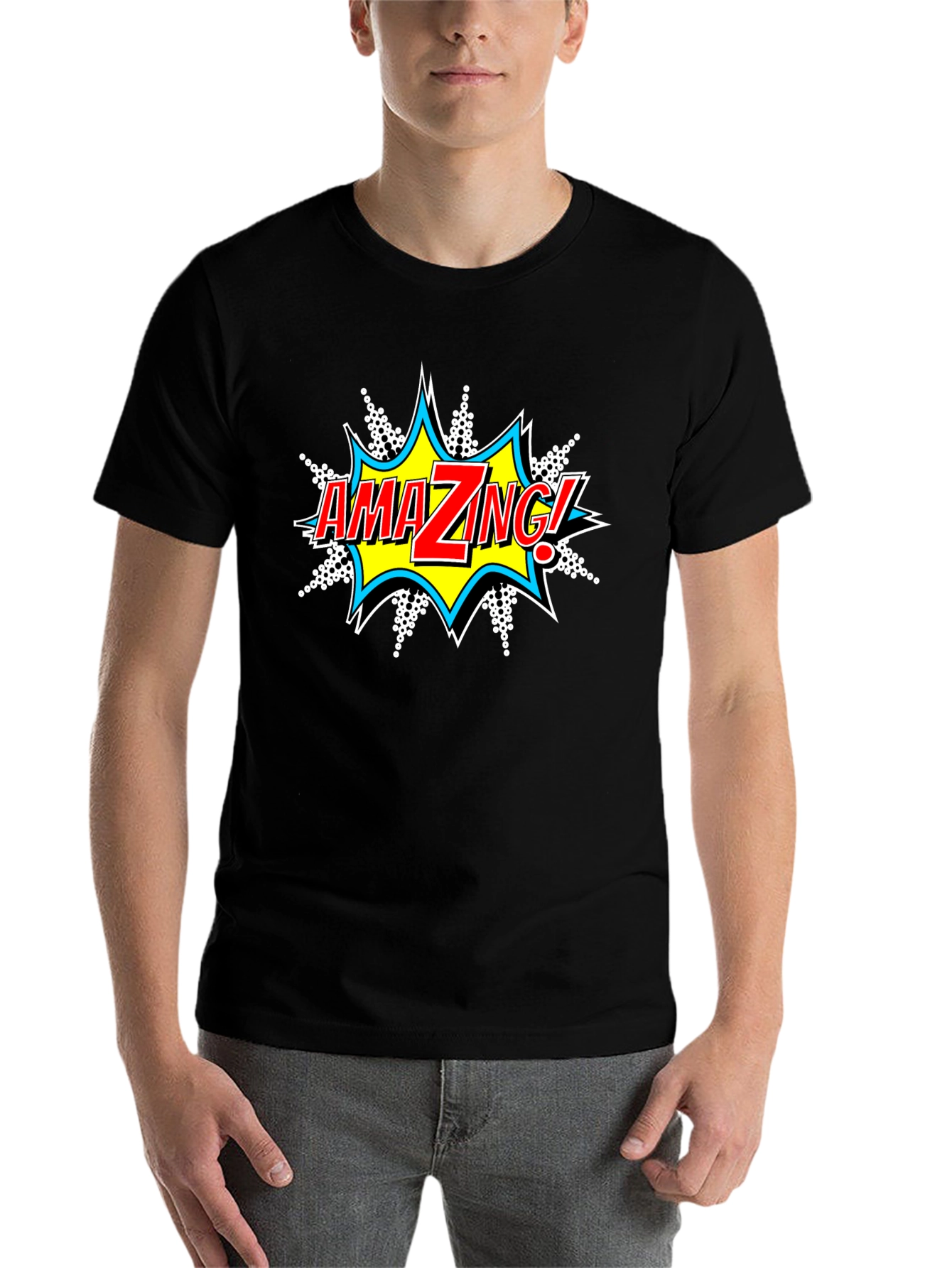 Amazing Comic Style Graphic T-Shirt - 7