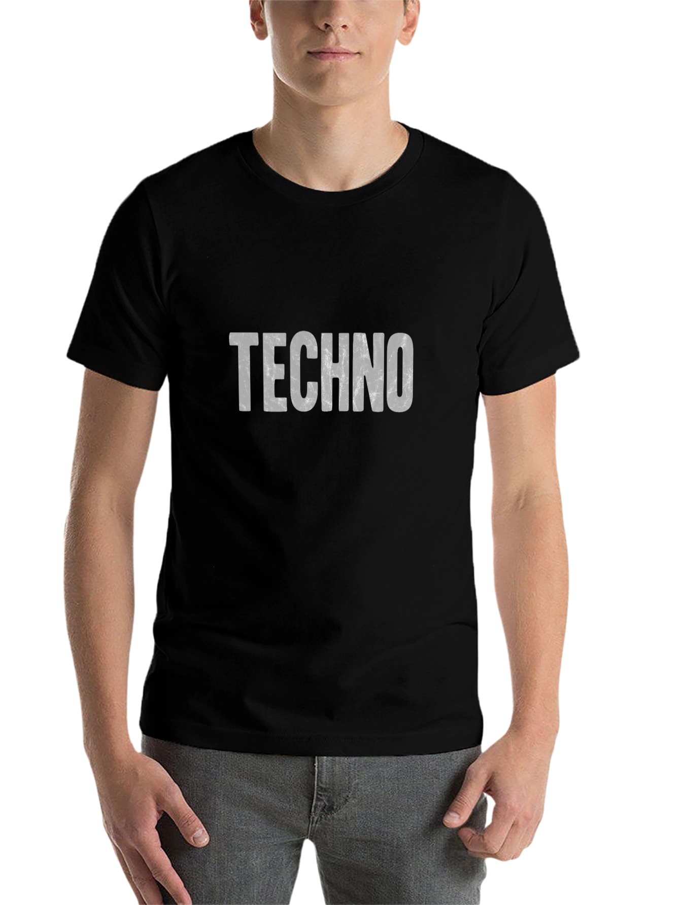 Black Techno T-Shirt - Stylish Music Tee view 7