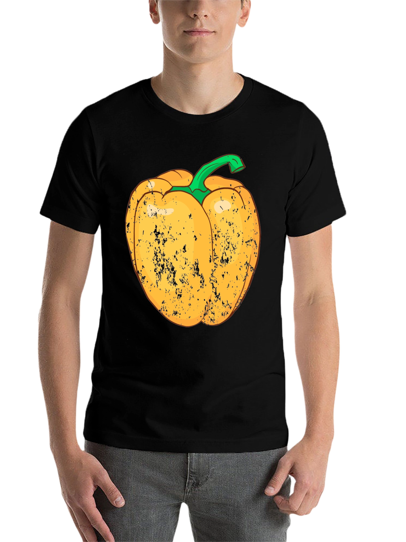 Yellow Pepper Graphic Tee - Quirky & Fun! - 7