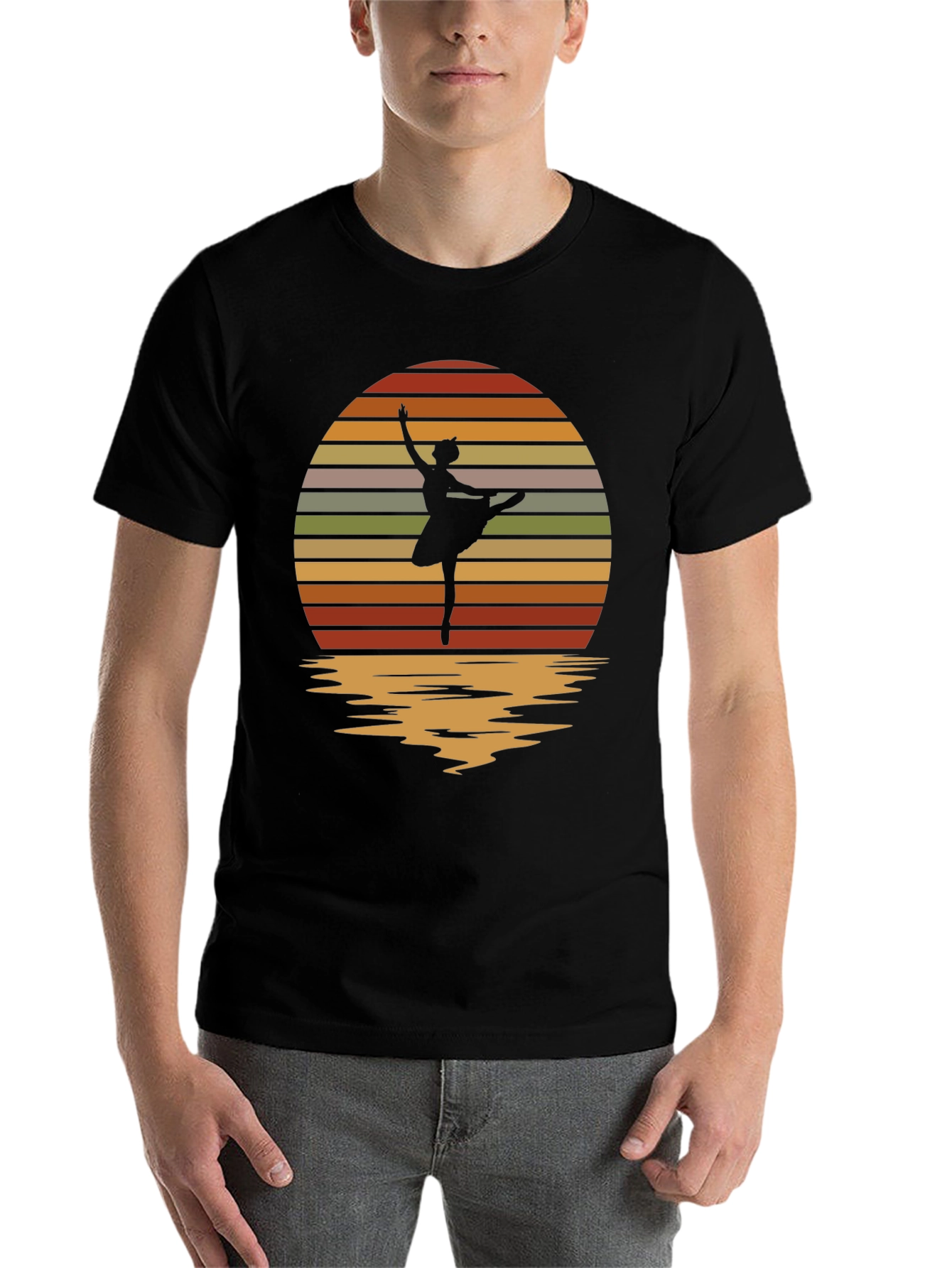 Black Ballet Sunset Graphic Tee view 7