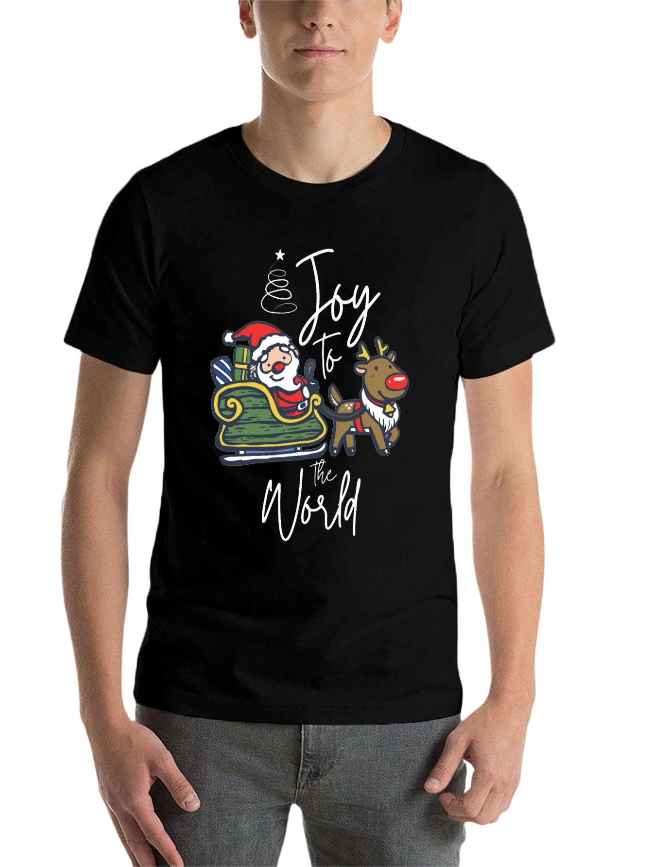 Joy To The World Christmas T-Shirt - 7
