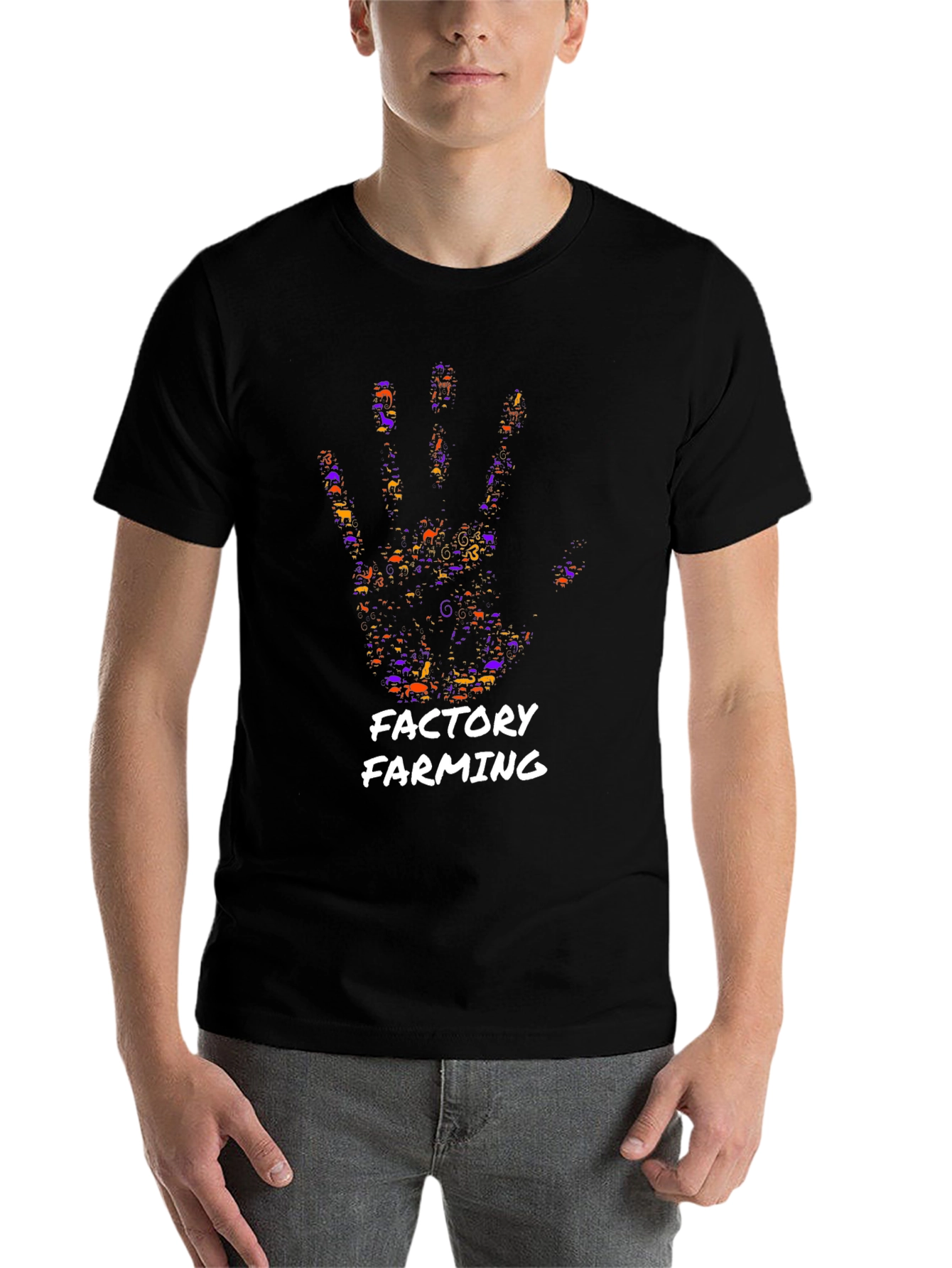 Factory Farming Graphic Print T-Shirt - 7