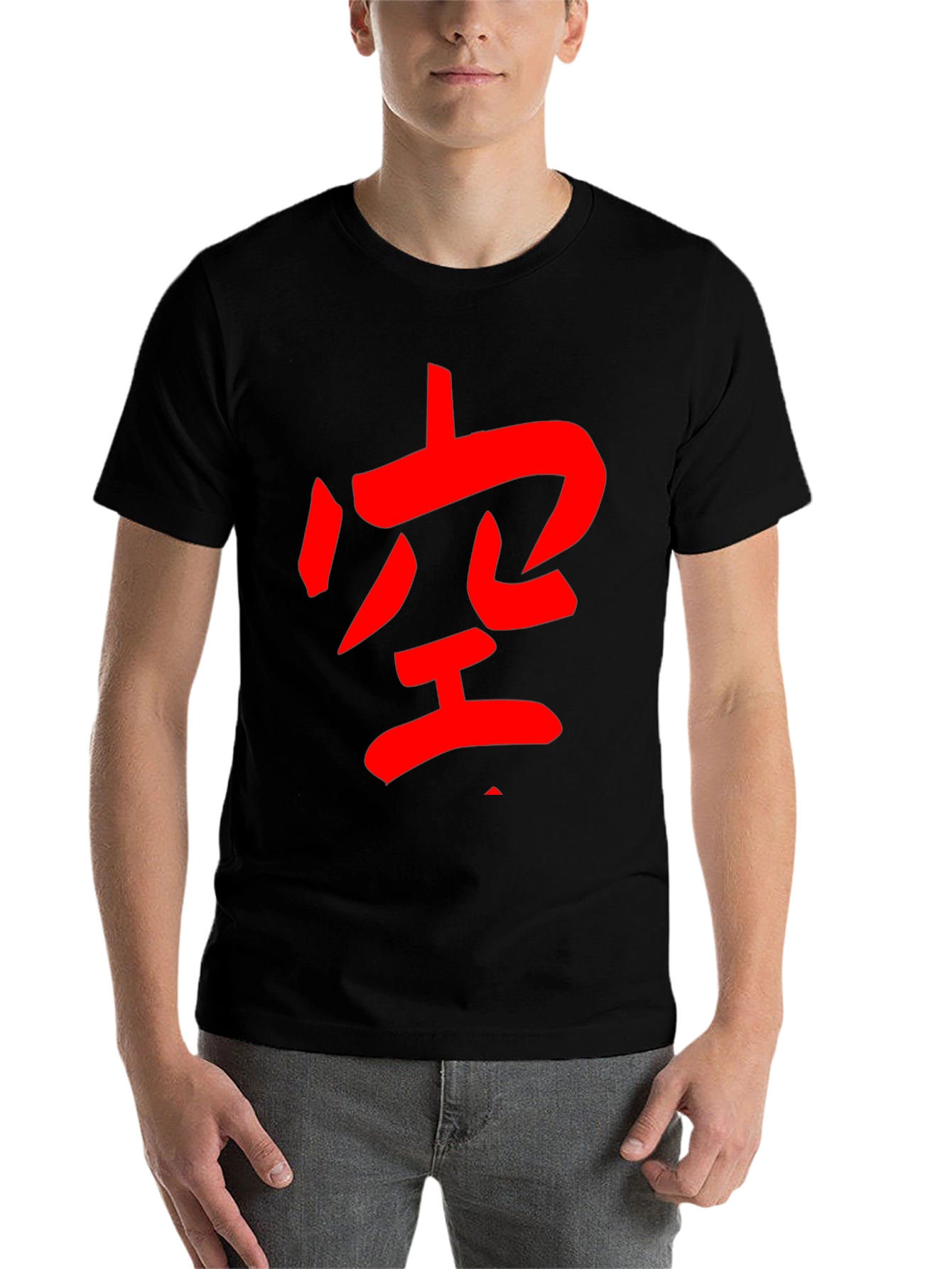Black Red Symbol Black Tee Shirt view 7