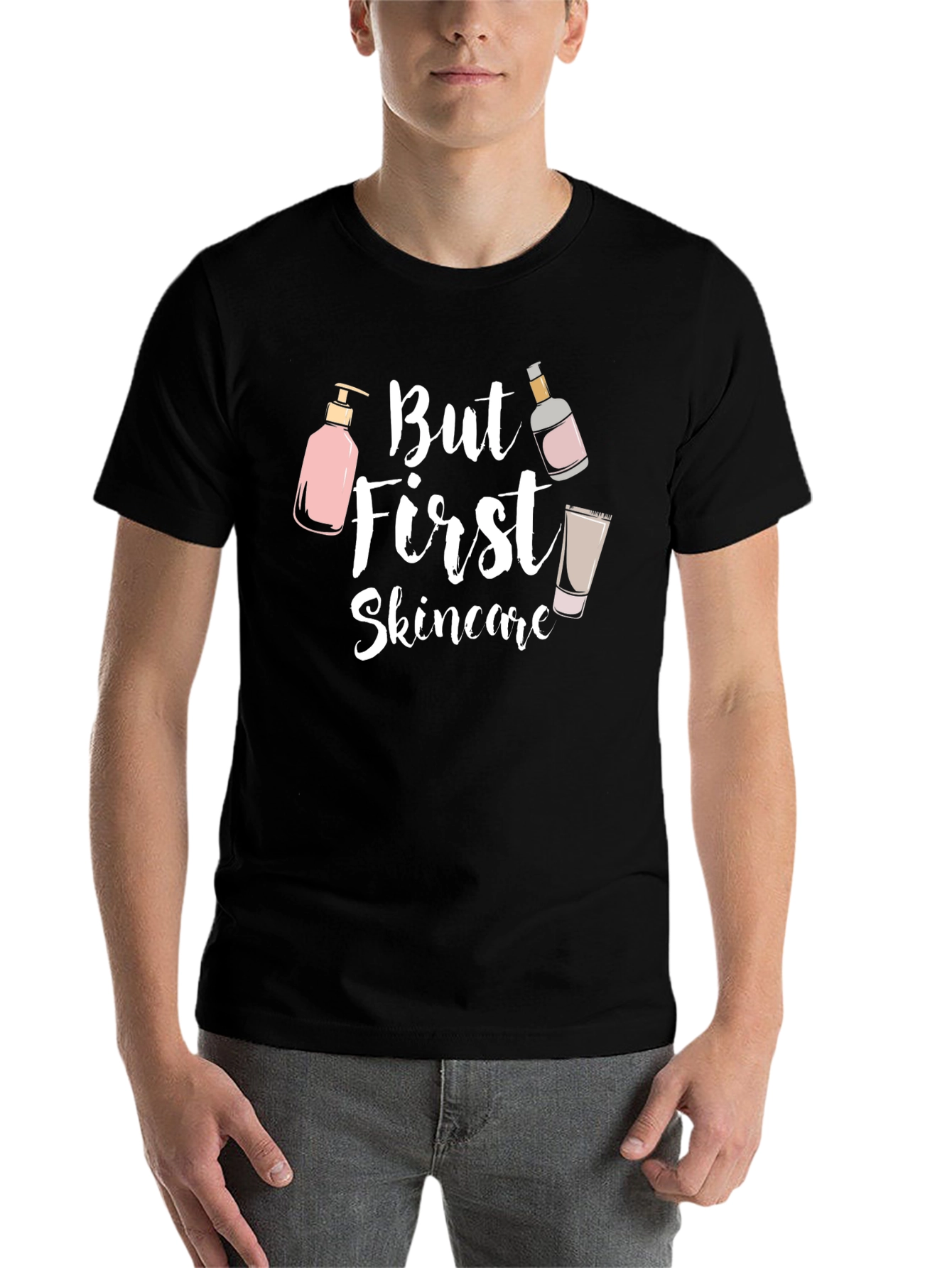 Black But First Skincare Graphic Tee view 7