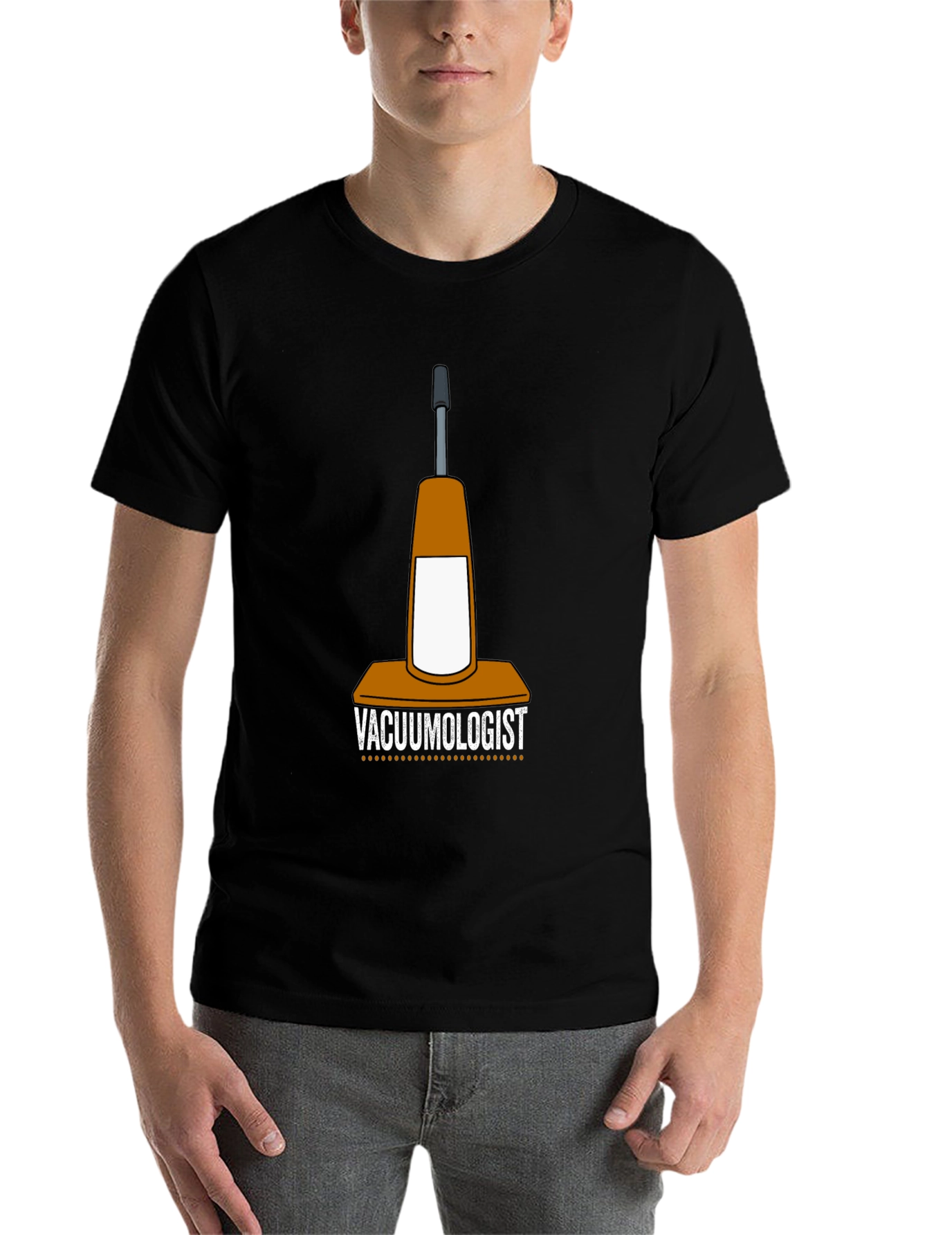 Black Vacuumologist T-Shirt - Cleaning Humor Tee view 7