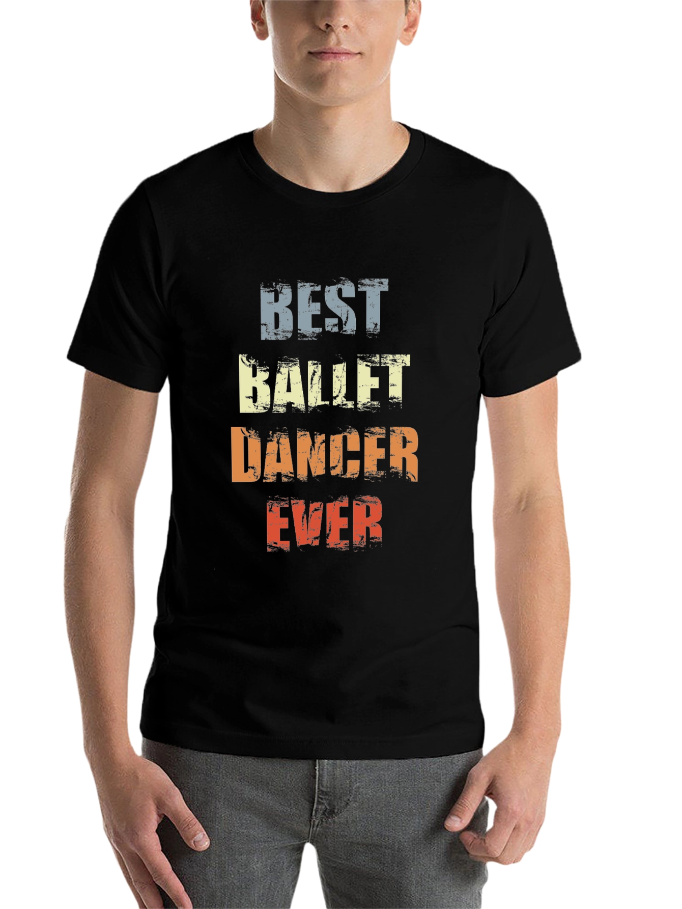 Black Best Ballet Dancer Ever T-Shirt view 7