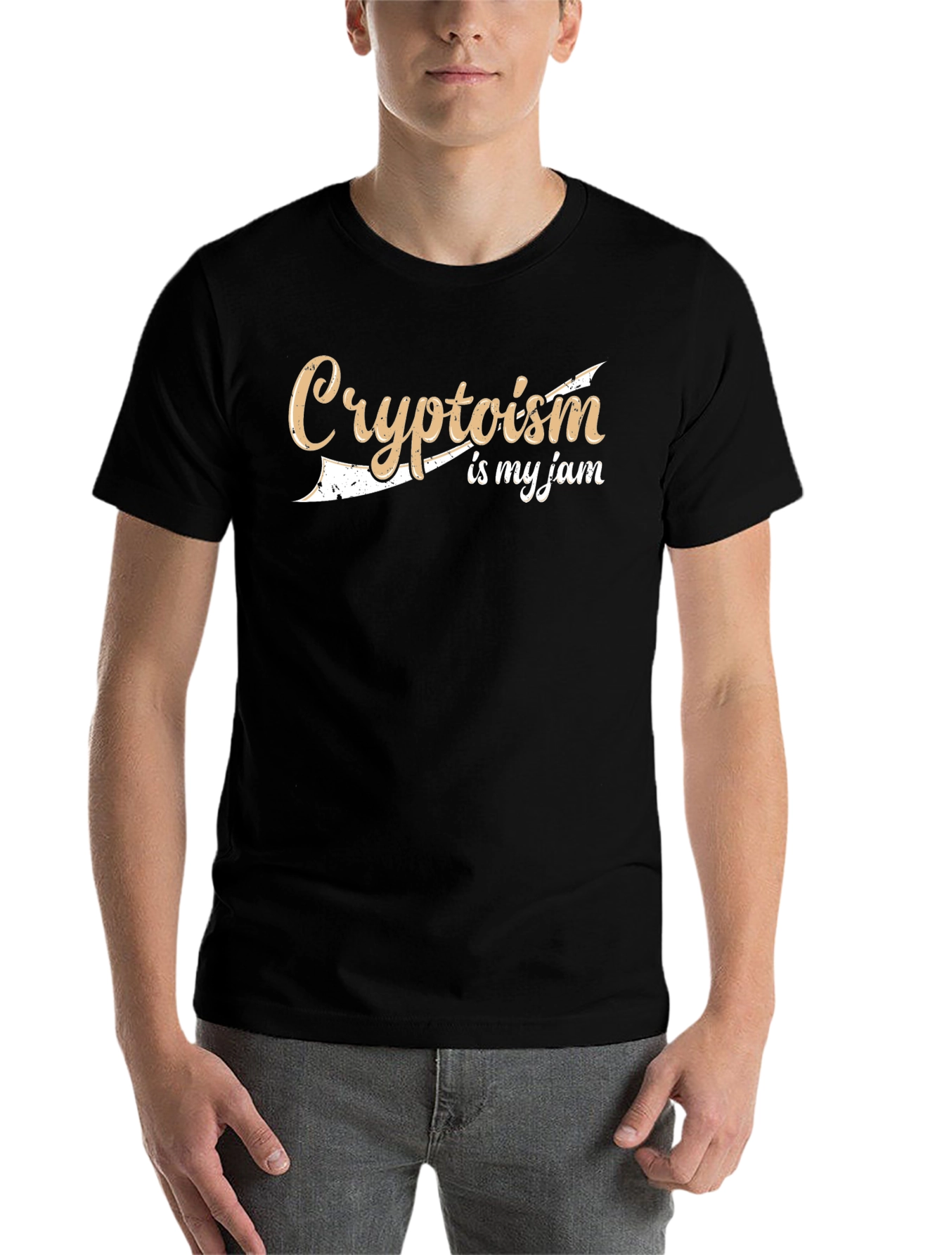 Black Cryptoism Is My Jam T-Shirt view 7