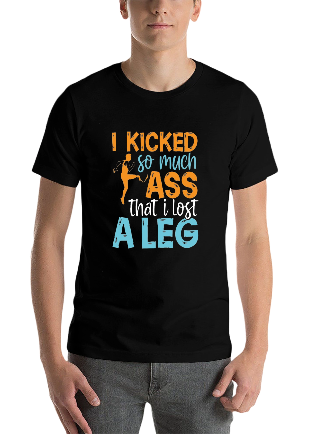 Black I Kicked So Much Ass T-Shirt view 7