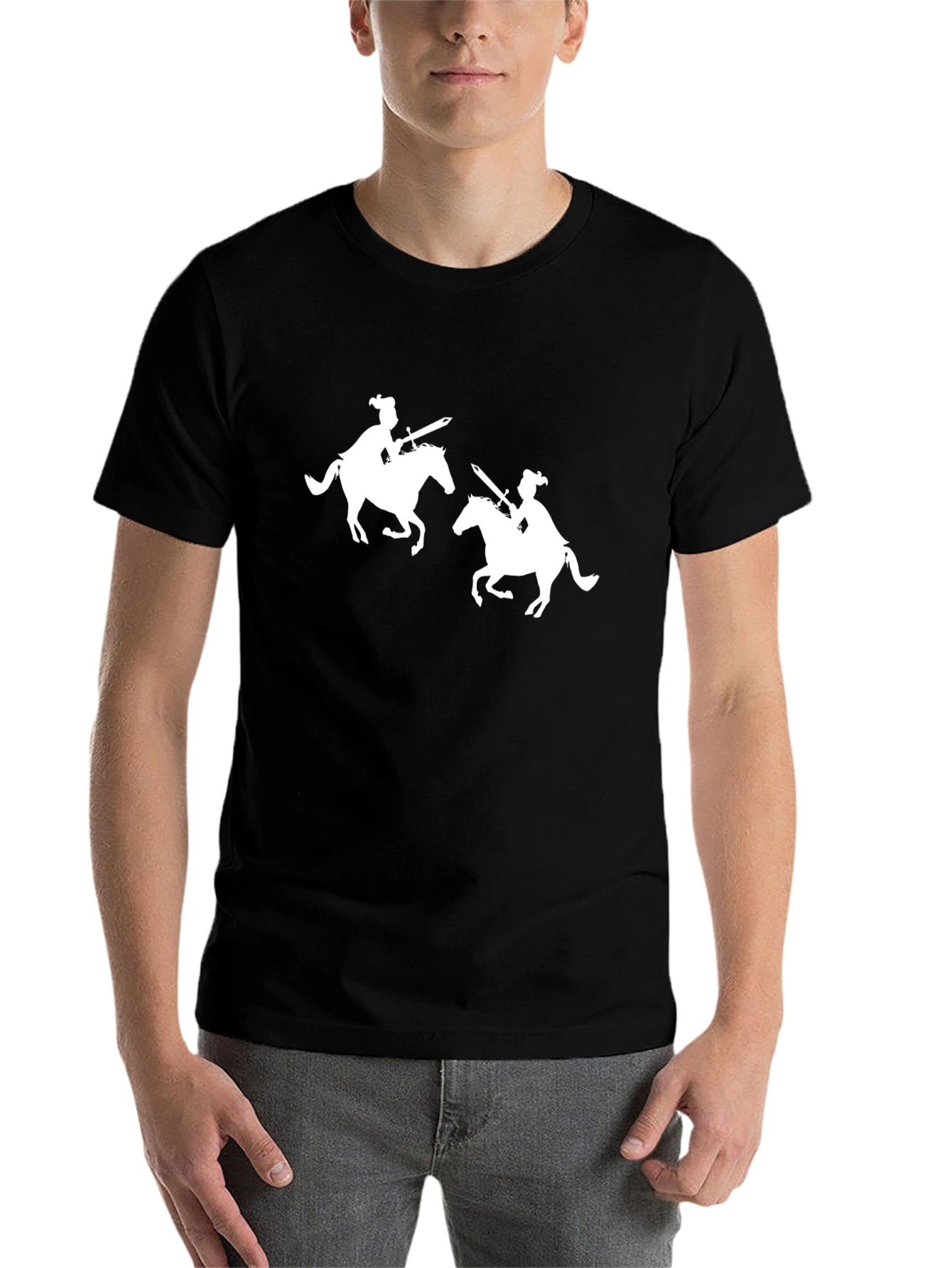 Black Knight Rider T-Shirt view 7