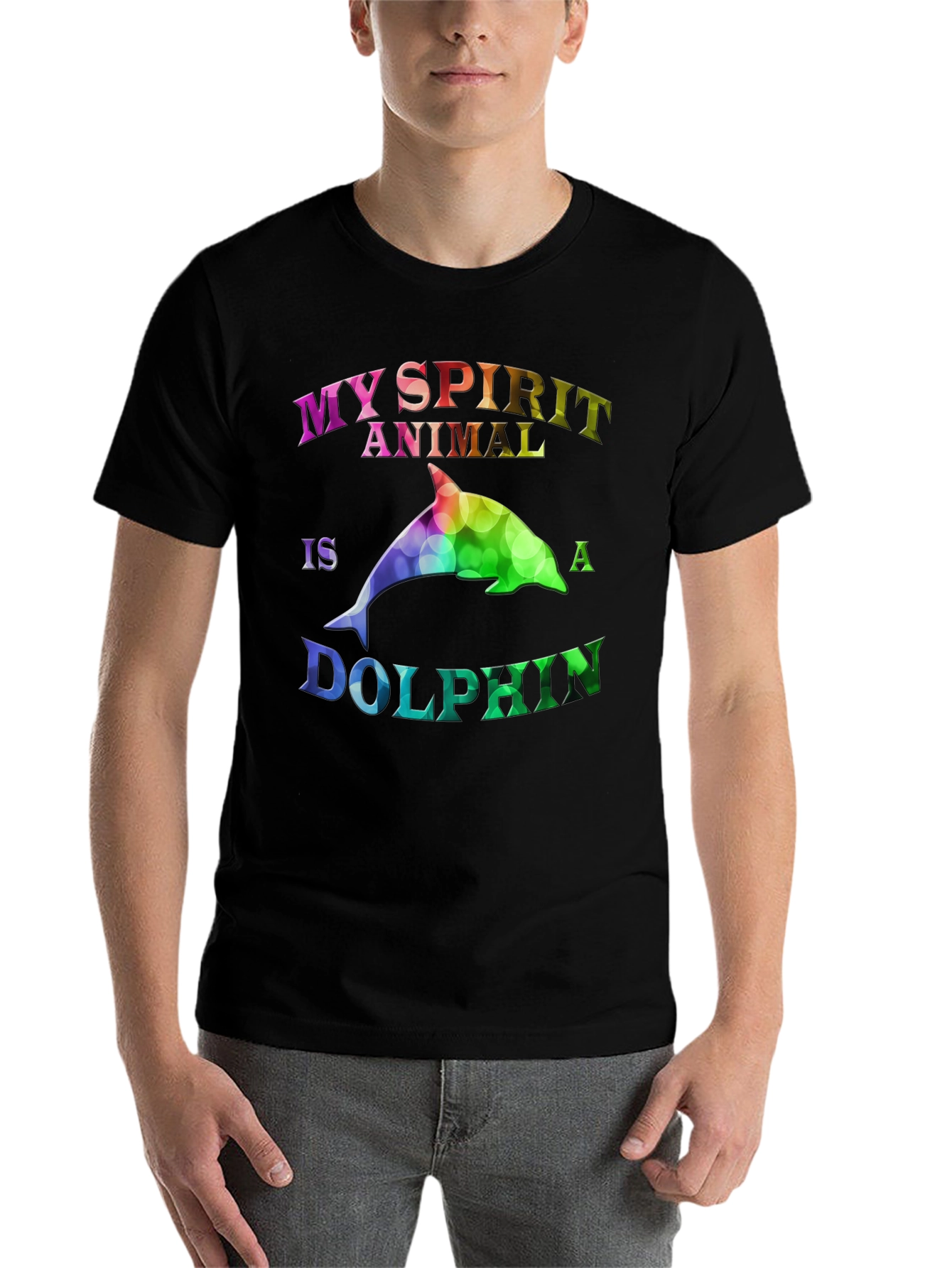 My Spirit Animal is a Dolphin T-Shirt - 7