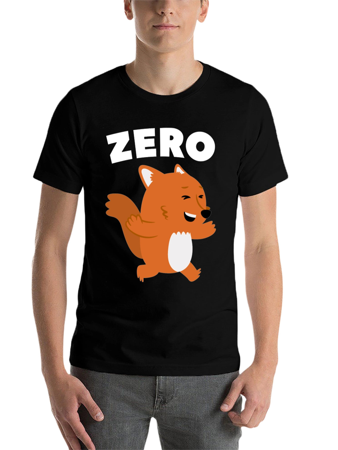 Black Zero Fox Given Graphic T-Shirt view 7