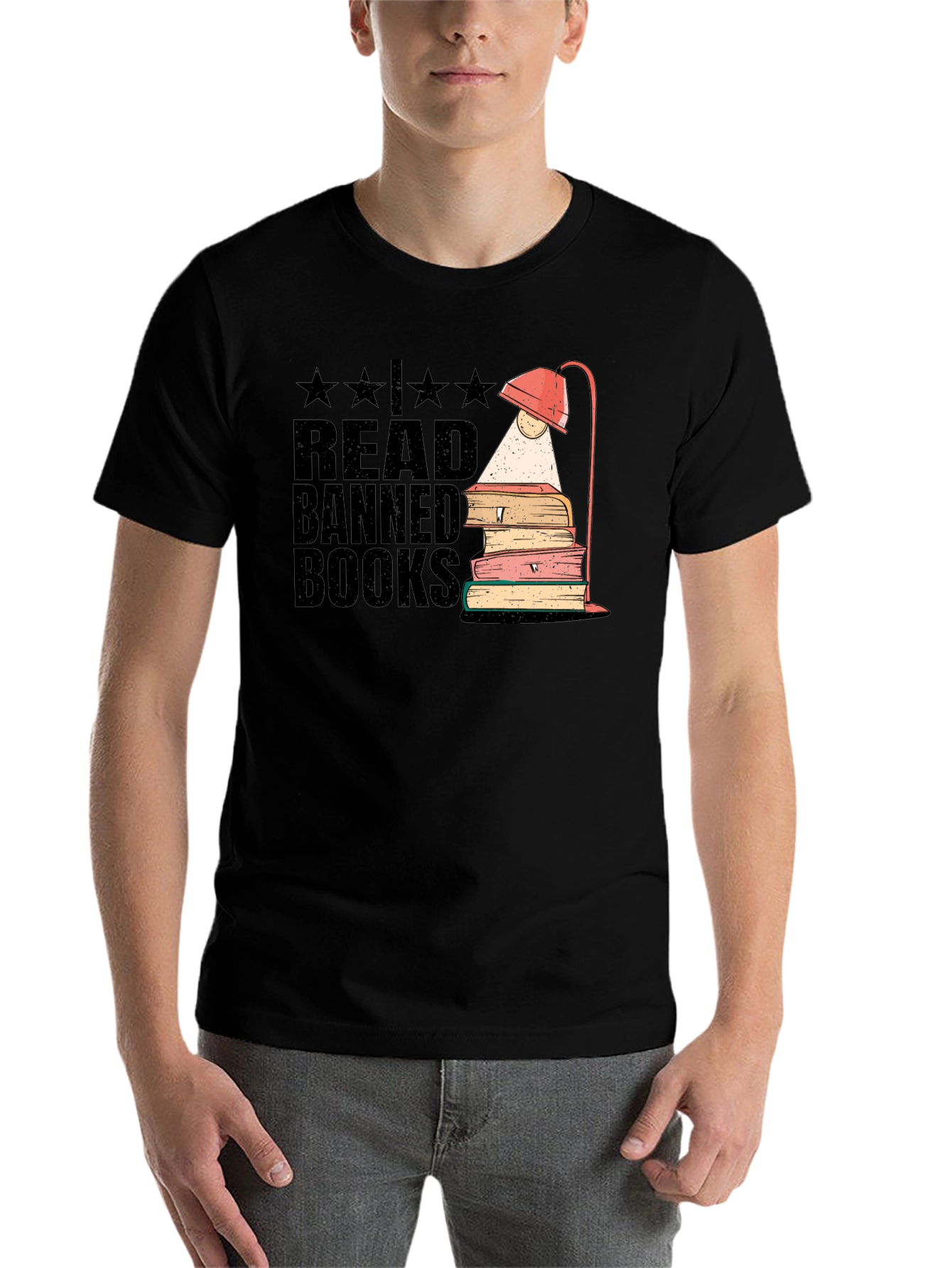 Black Read Banned Books T-Shirt view 7