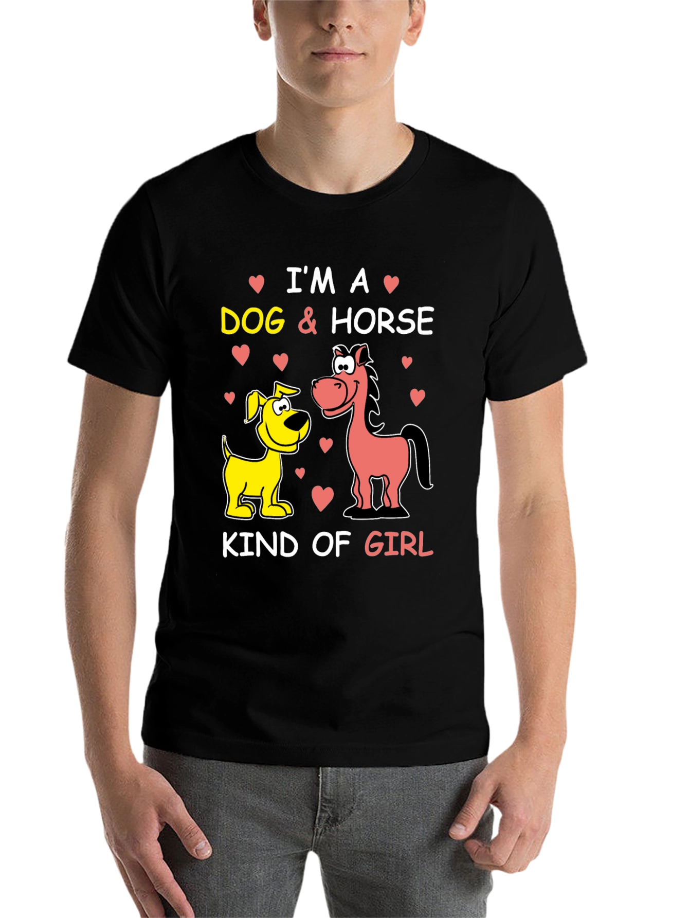 Black Dog & Horse Kind of Girl Graphic Tee view 7