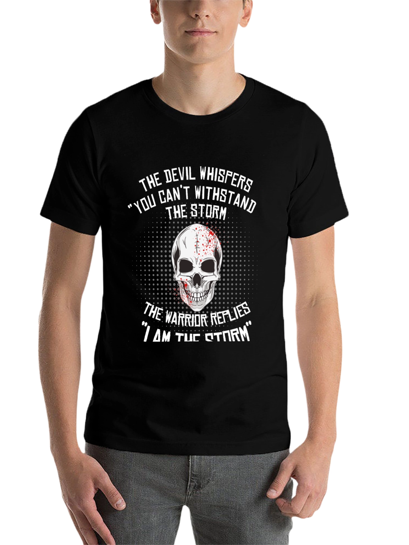 Black Devil vs Warrior T-Shirt view 7