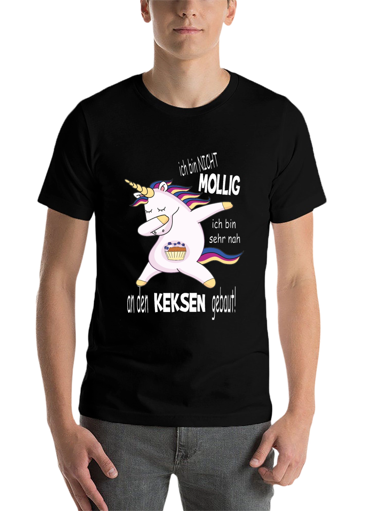Black Unicorn Dab T-Shirt - Ich Bin Nicht Mollig view 7