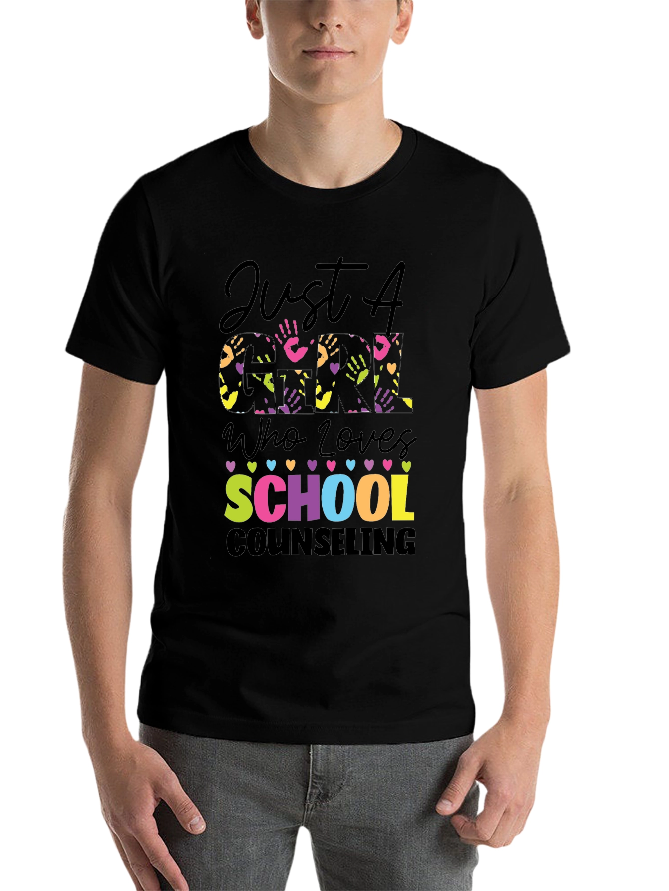 Just A Girl Who Loves School Counseling T-Shirt - 7