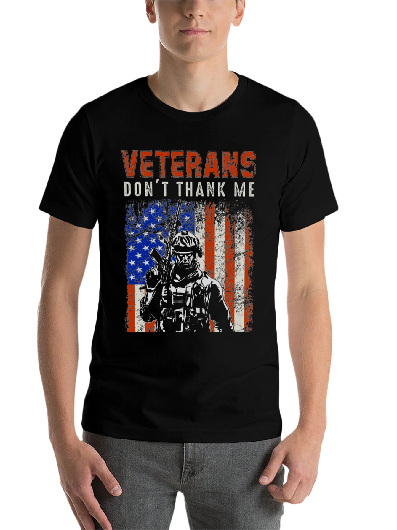 Veterans Don't Thank Me T-Shirt - 7