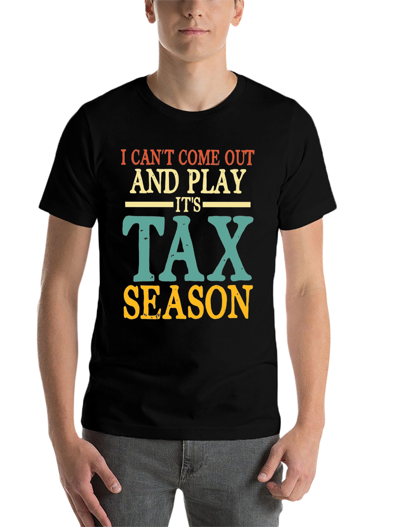 Black Tax Season T-Shirt - Accountant Humor Tee view 7