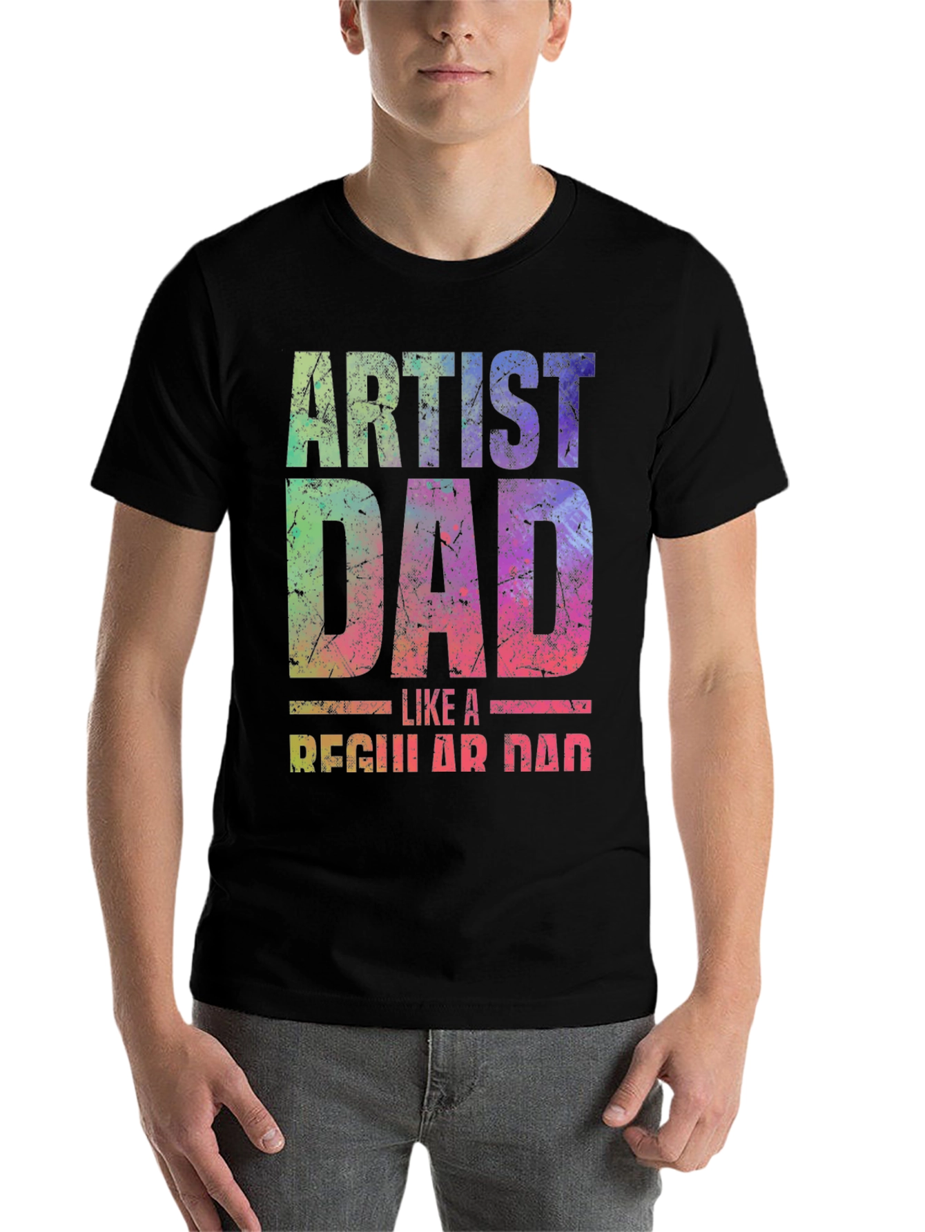 Artist Dad T-Shirt - Unique Graphic Tee - 7