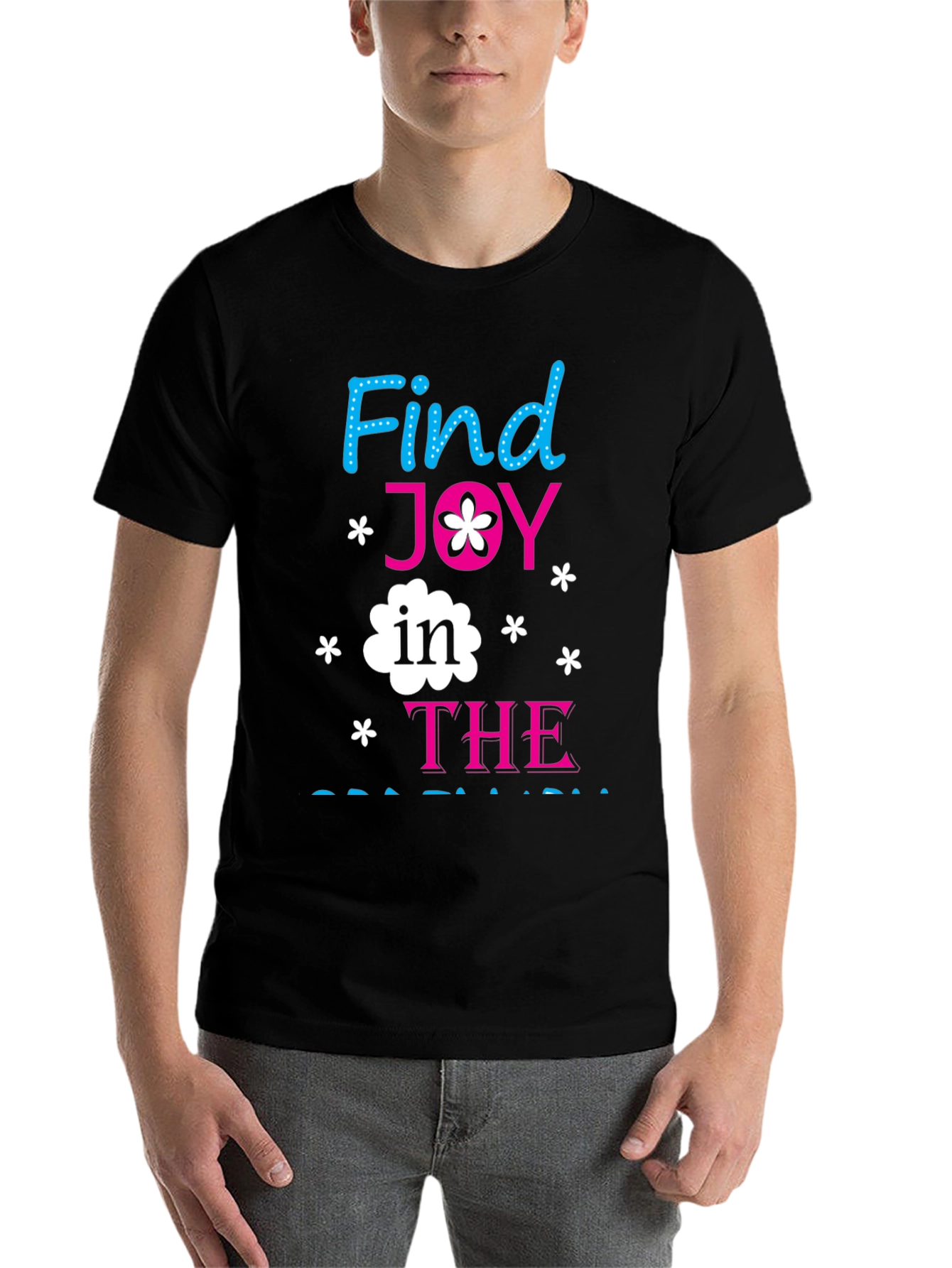 Black Find Joy in the Journey Graphic Tee view 7
