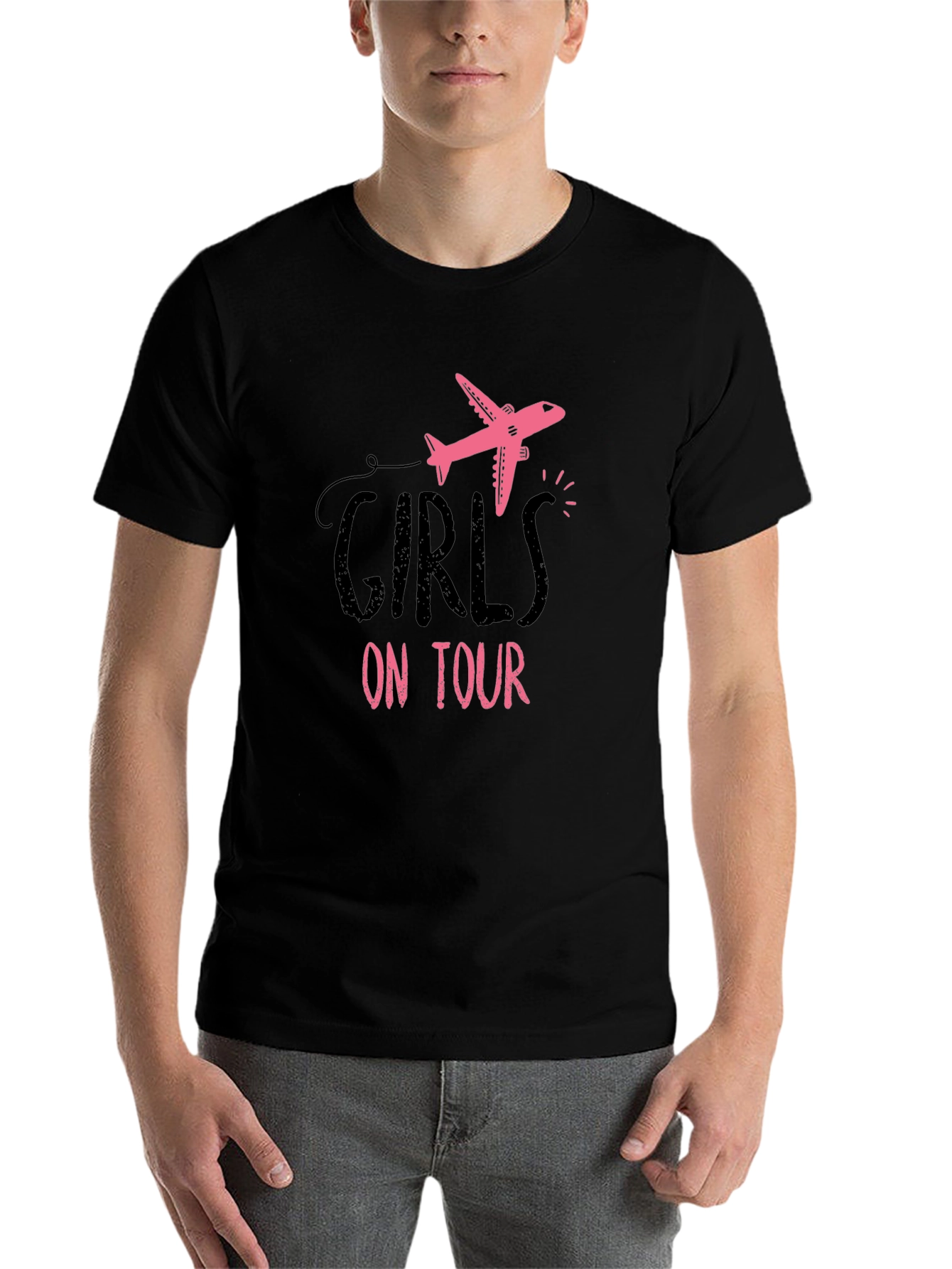 Girls On Tour T-Shirt | Airplane Graphic Tee - 7