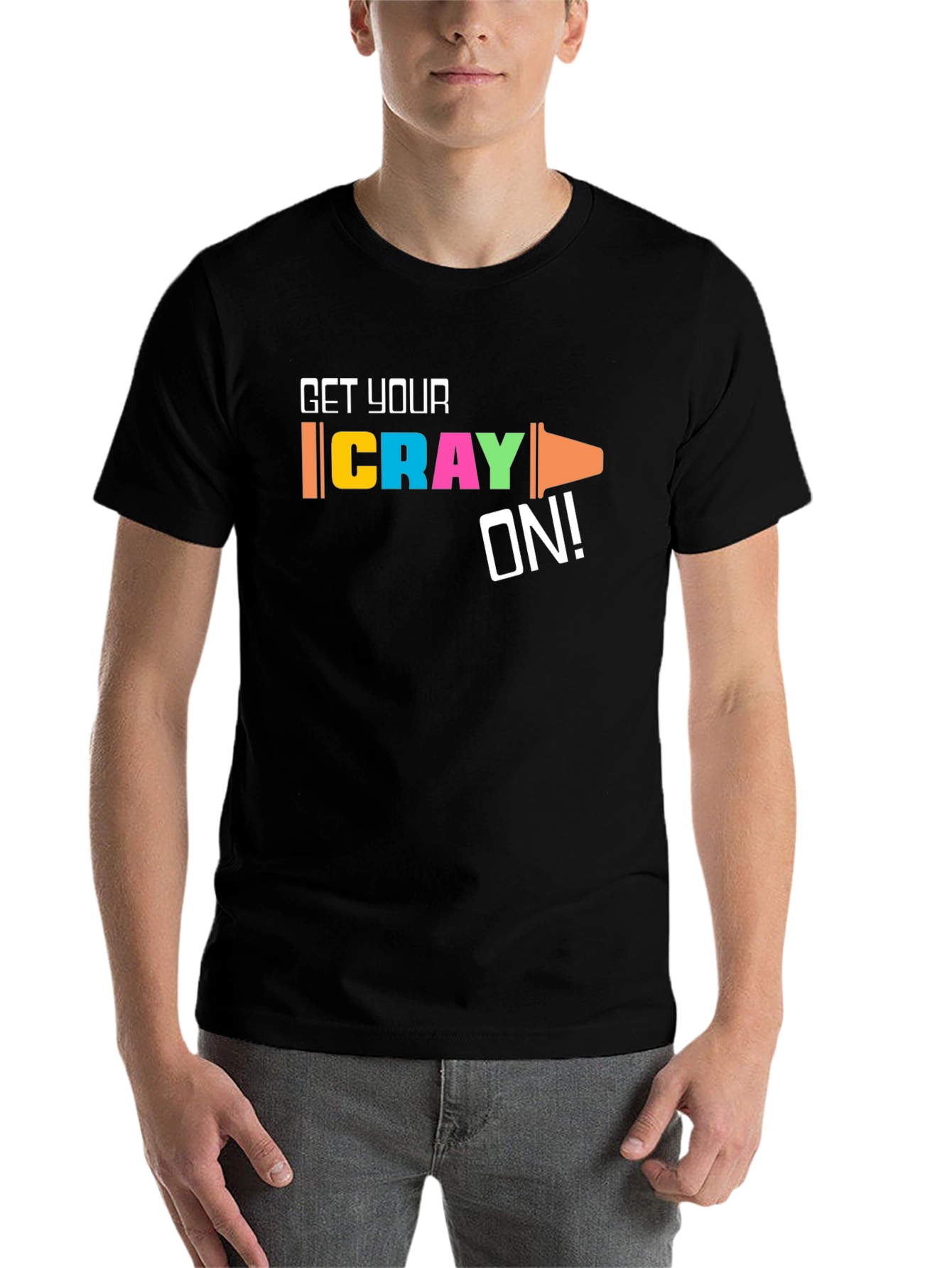 Get Your Crayon On! Graphic Tee - 7